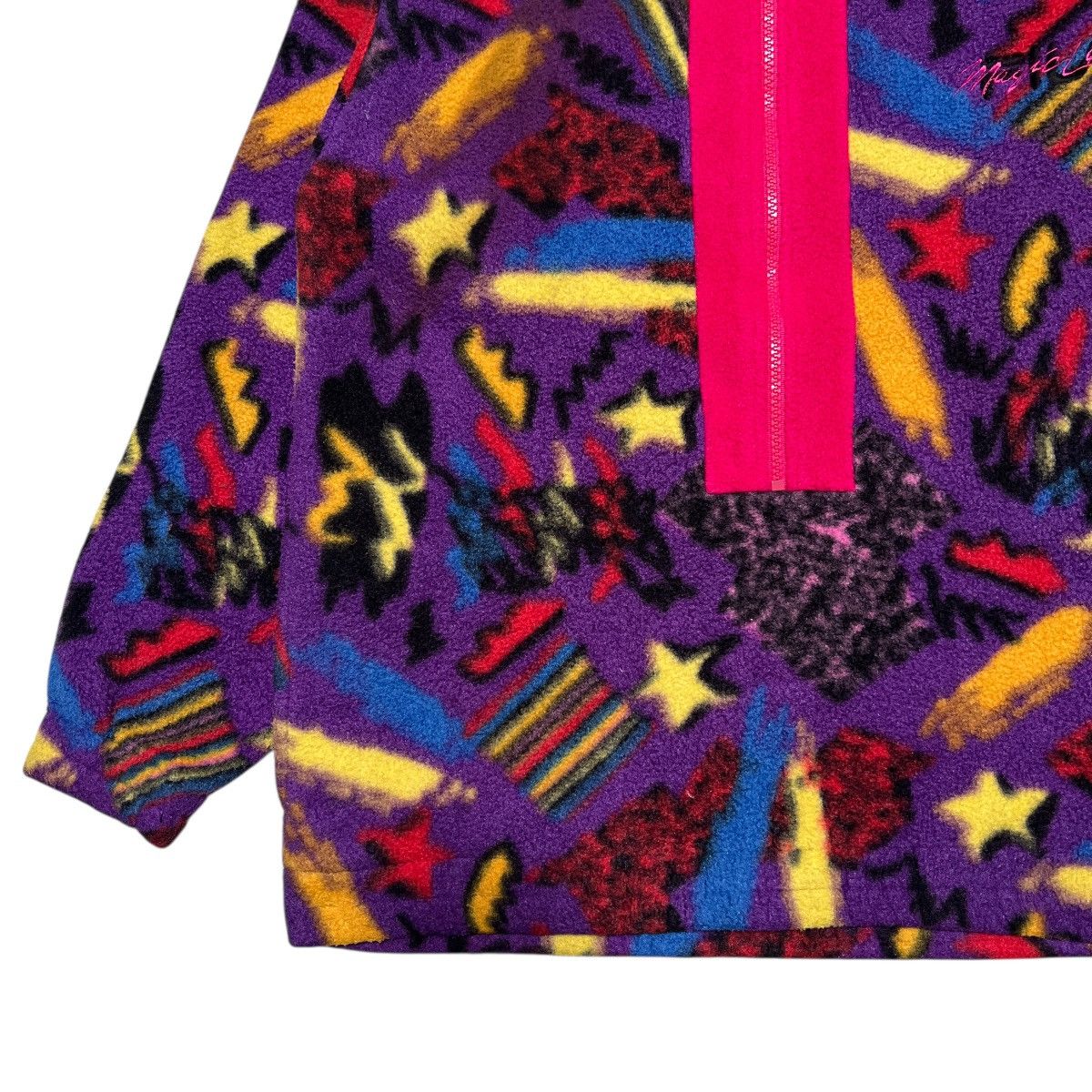 Fila Vintage Fila Magic Line Printed Fleece Anorak Jumper Jacket Size US S / EU 44-46 / 1 - 7 Thumbnail