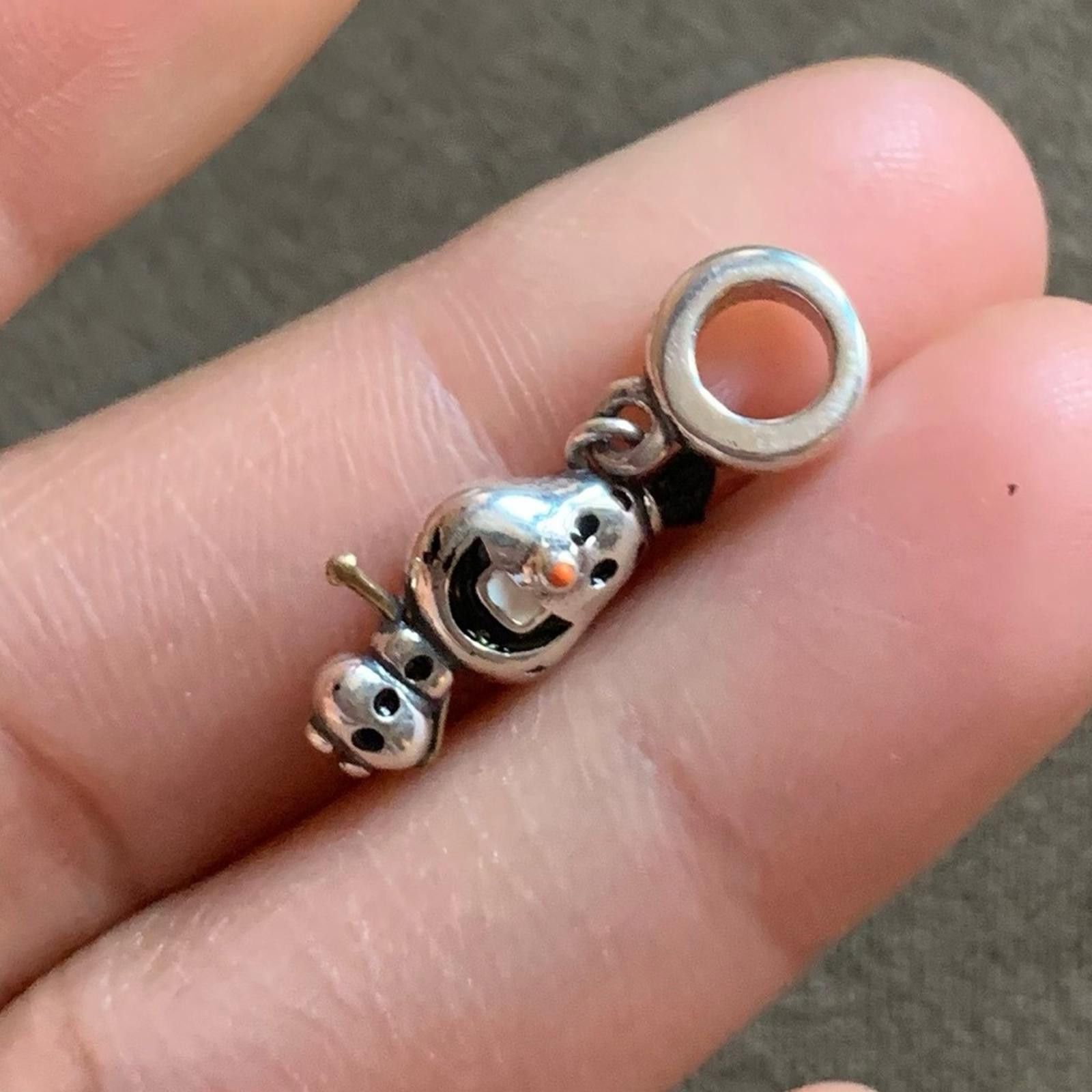 Other NWOT Frozen Olaf Snowman Dangle Charm Sterling Silver 925 Size ONE SIZE - 7 Thumbnail