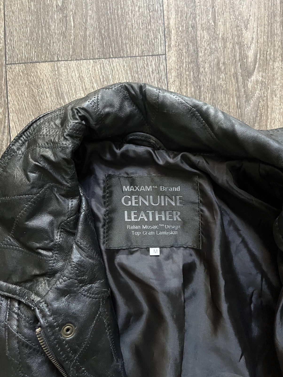 Vintage Vintage 2003 genuine leather lamb skin jacket Size US M / EU 48-50 / 2 - 9 Thumbnail