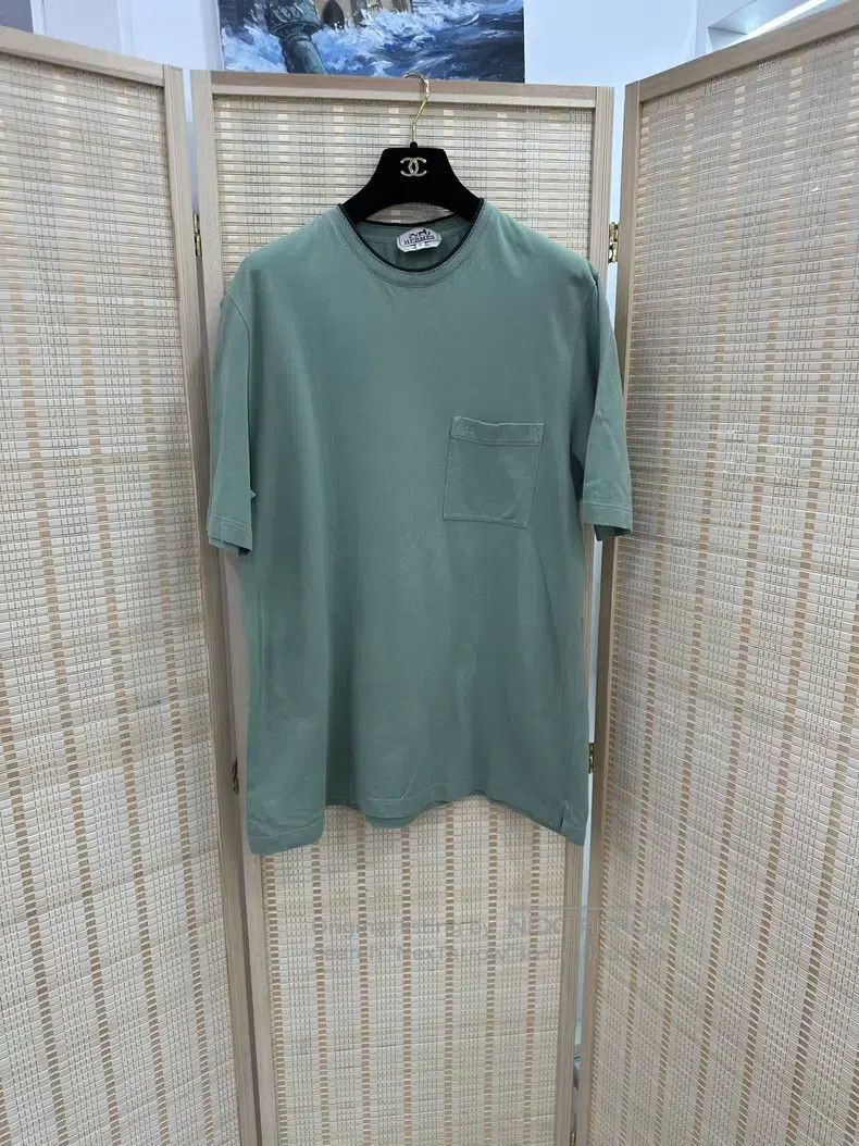 Hermes Hermes Men's Short Sleeve Size US XL / EU 56 / 4 - 1 Thumbnail