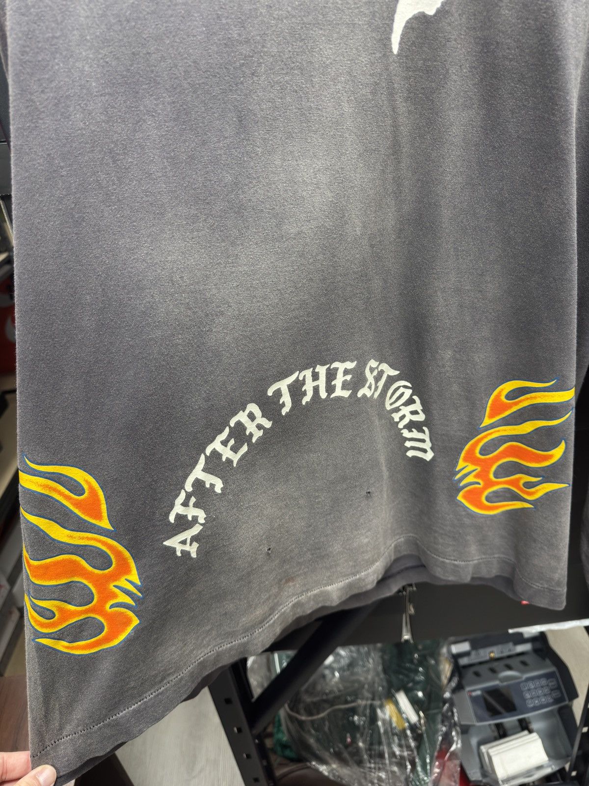 Saint Michael Saint Michael Distressed Long Sleeve Graphic Tee Size US L / EU 52-54 / 3 - 4 Thumbnail
