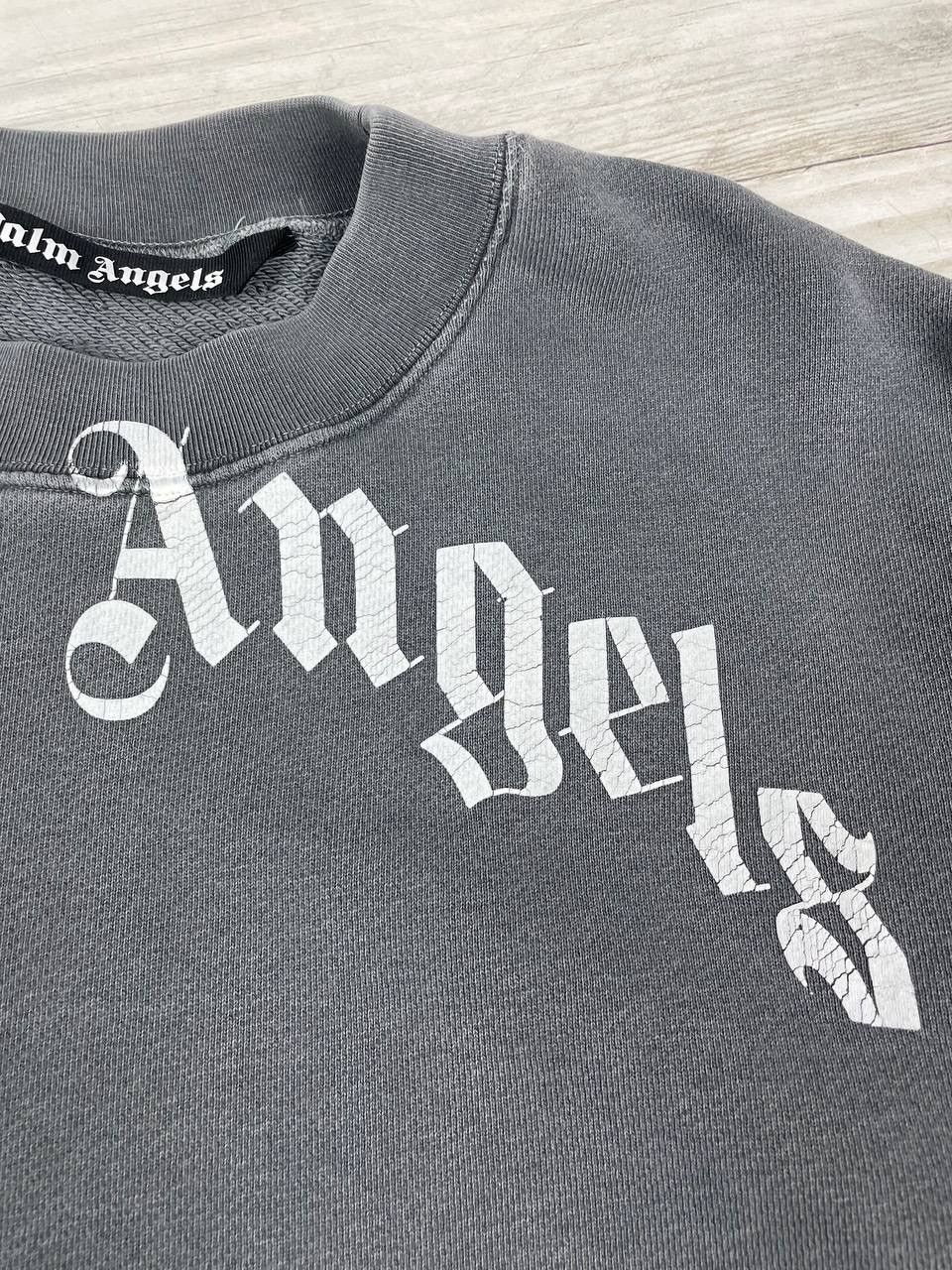 Palm Angels Palm Angels CURVED LOGO SWEATSHIRT Size US S / EU 44-46 / 1 - 7 Thumbnail