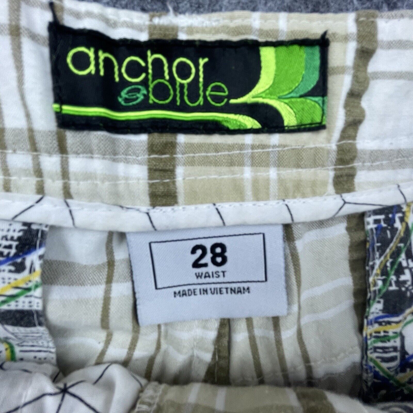 Anchor Blue Vintage Anchor Blue Shorts Mens 28 Plaid Long Bermuda Y2K Size US 28 / EU 44 - 5 Thumbnail