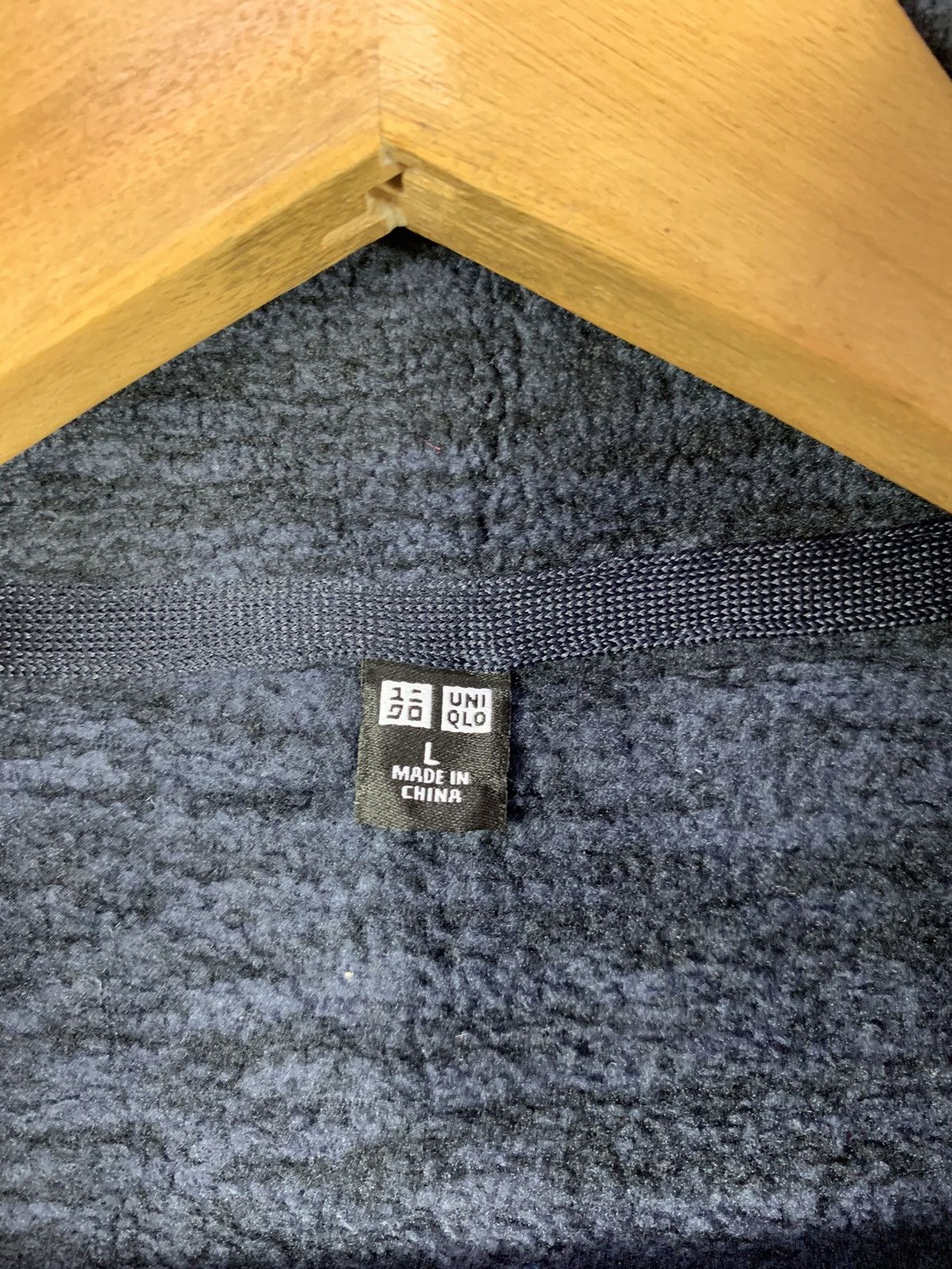 Japanese Brand Steals! Uniqlo Navy Zipper Sweater Fleece Jacket Size US L / EU 52-54 / 3 - 5 Thumbnail