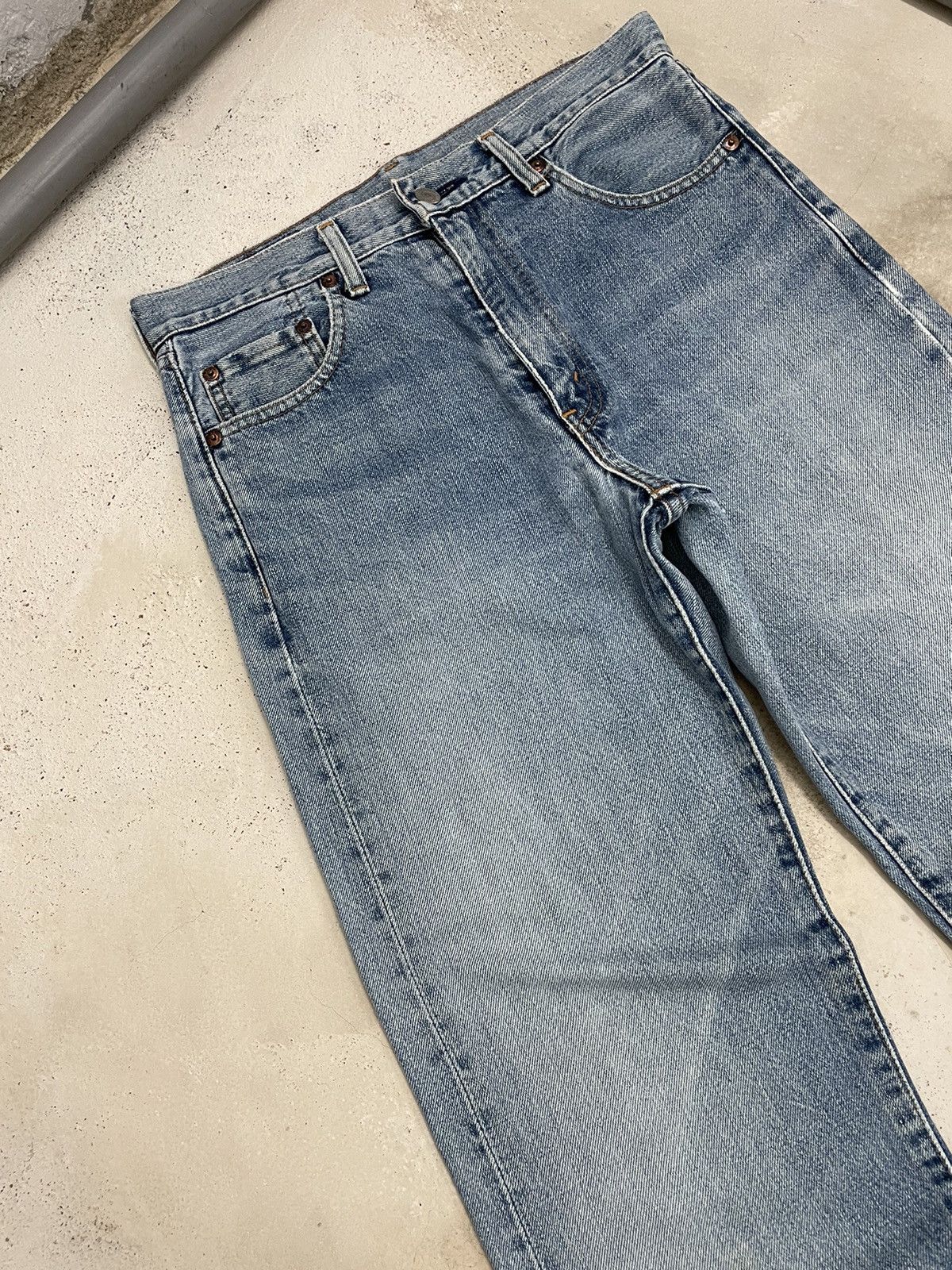 Levi's Vintage 90s Repro Levis 502 Selvedge Redline Big E Size US 30 / EU 46 - 5 Thumbnail