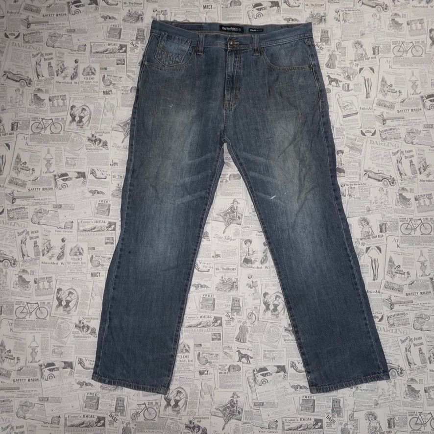 Ecko Unltd. 38x32 - Vintage Y2K Ecko UNLTD grunge 00s denim jeans pants Size US 38 / EU 54 - 2 Thumbnail
