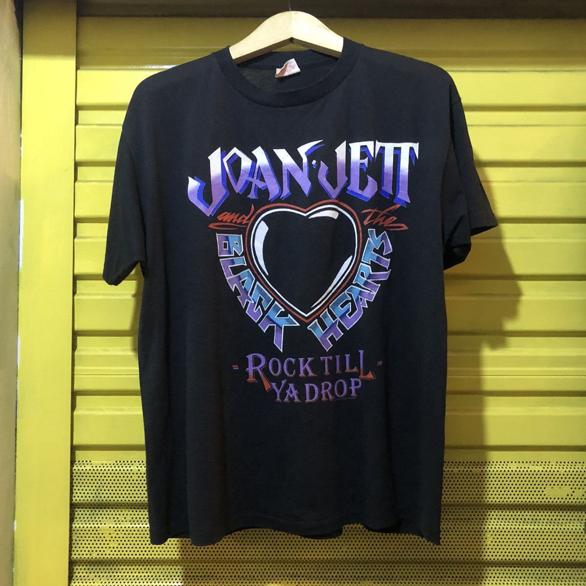 Band Tees × Vintage 80s Joan Jett and The Black Hearts band tee Size US XL / EU 56 / 4 - 1 Thumbnail