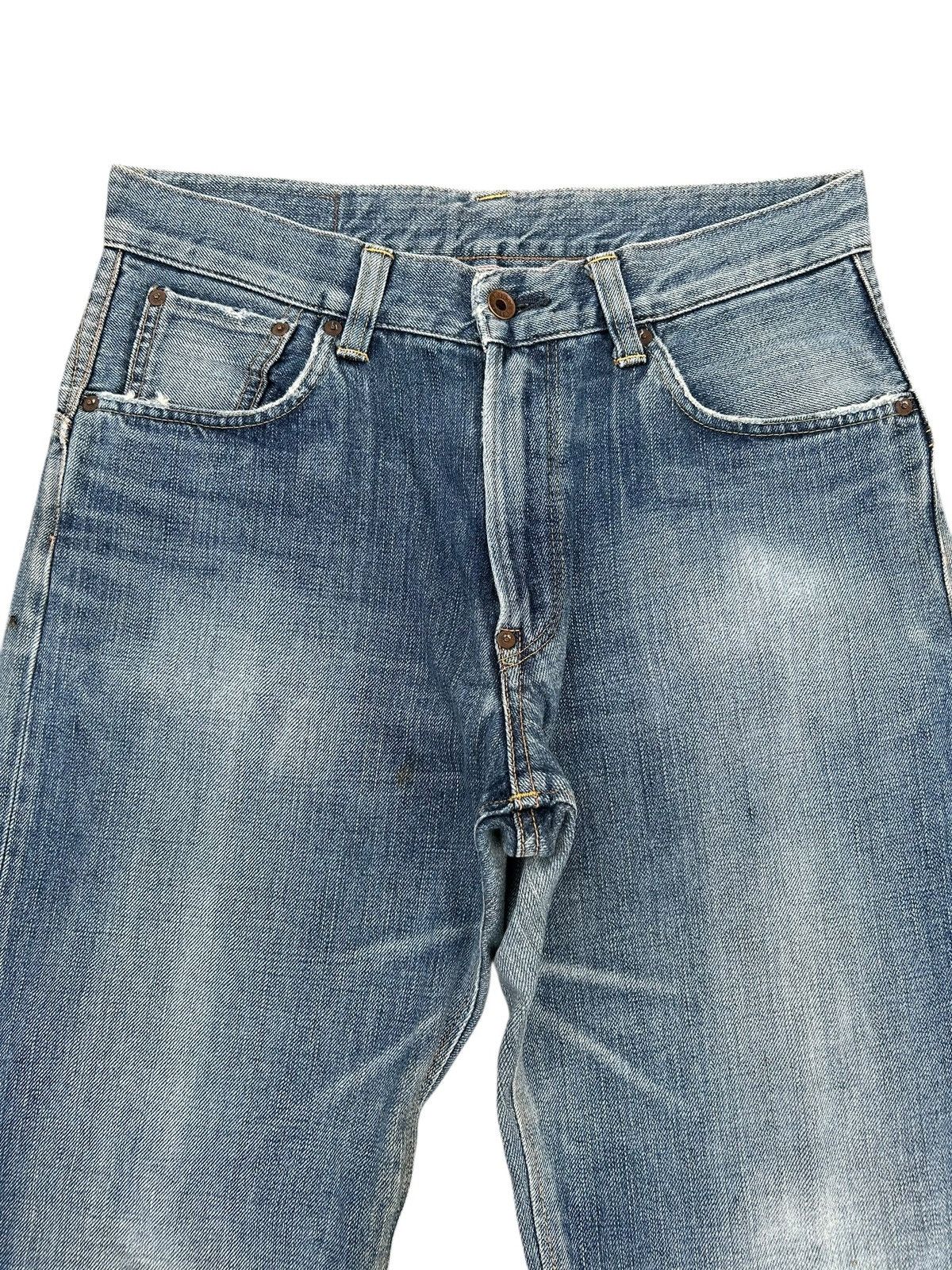 Kapital Vintage Edwin half Selvedge Distressed Denim Jeans Size US 32 / EU 48 - 4 Thumbnail