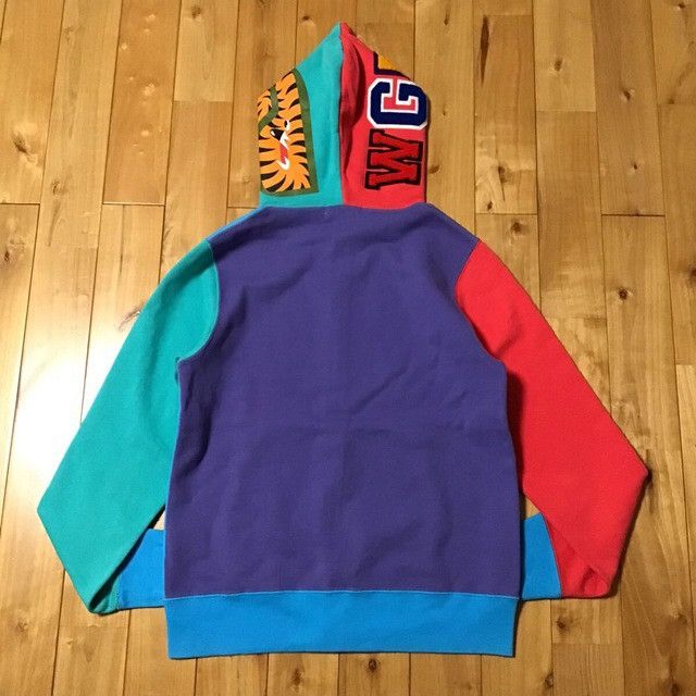 Bape BAPE Crazy color shark full zip hoodie a bathing ape Size US S / EU 44-46 / 1 - 2 Thumbnail