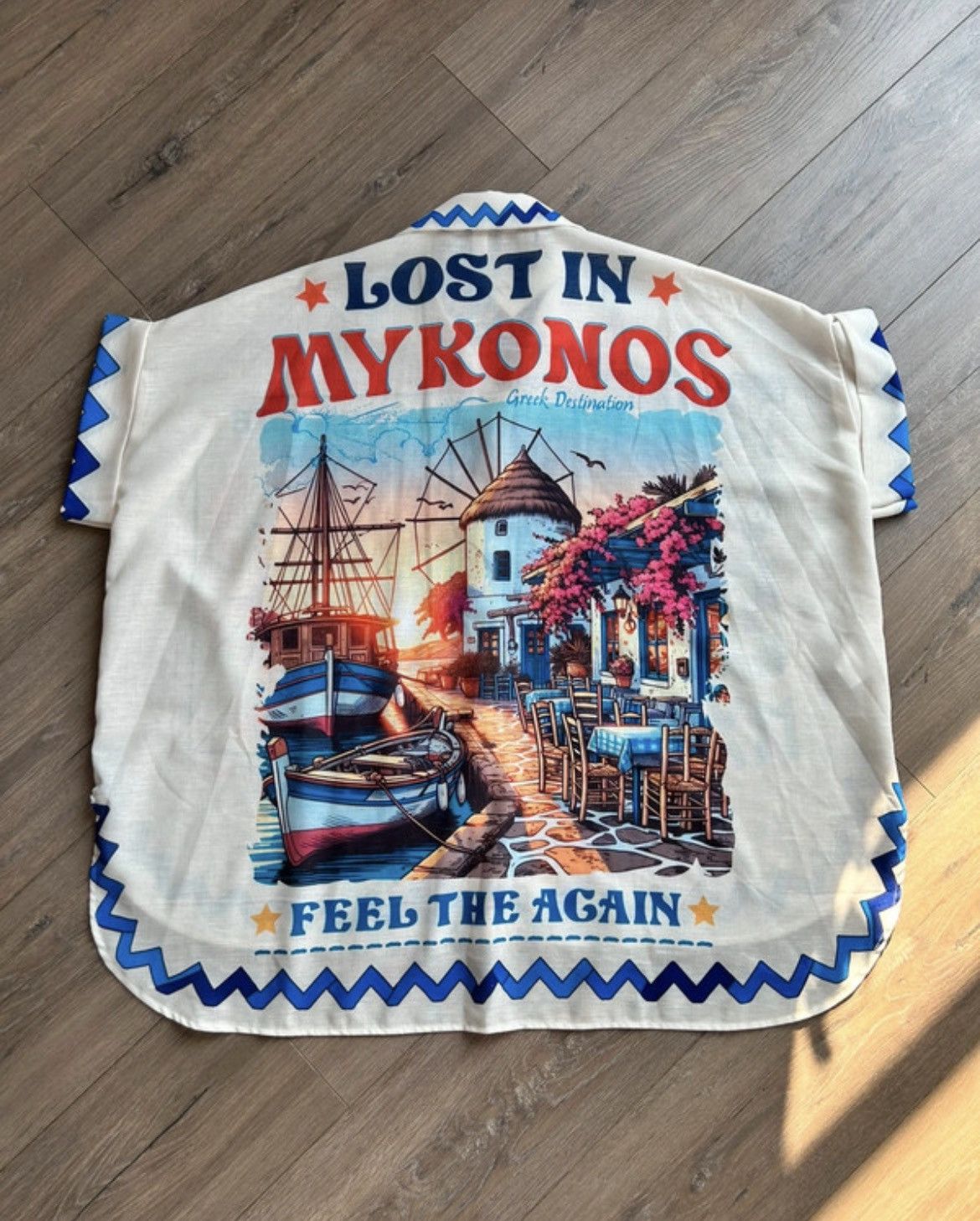 Other NOS Paris white mykons shirt pronted one size Size ONE SIZE - 14 Thumbnail
