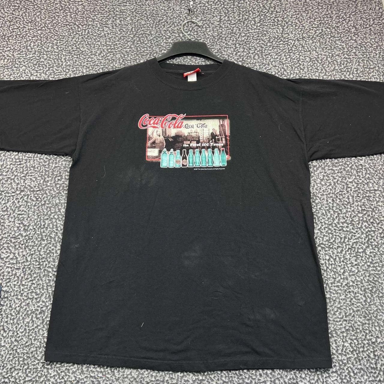 Coca Cola Vintage Coca Cola Shirt Men Short Sleeve Crew Neck Cotton Xl Size US XL / EU 56 / 4 - 1 Thumbnail
