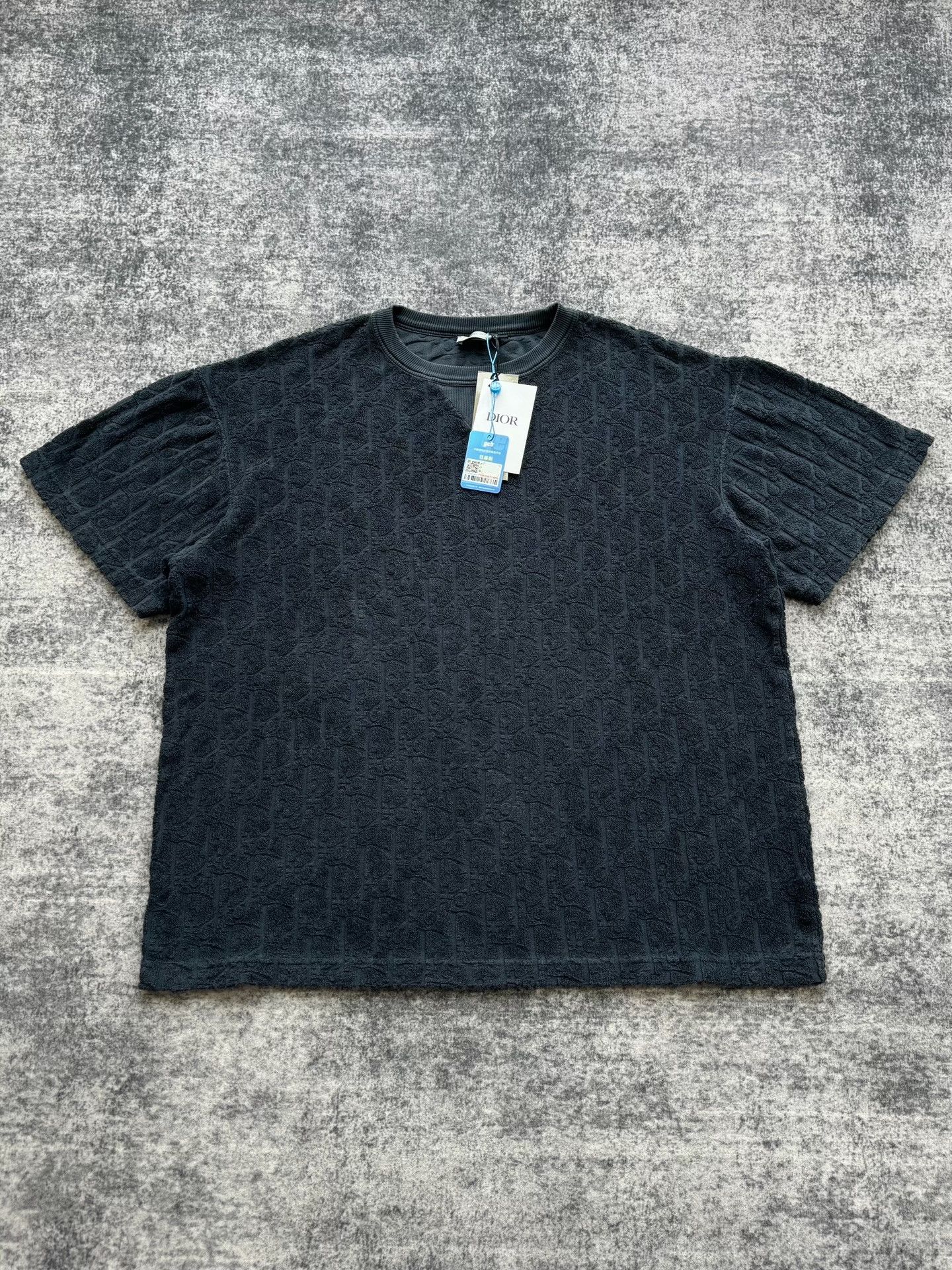 Dior Dior Deep Blue All-Over Print Towel T-Shirt Size US M / EU 48-50 / 2 - 1 Thumbnail