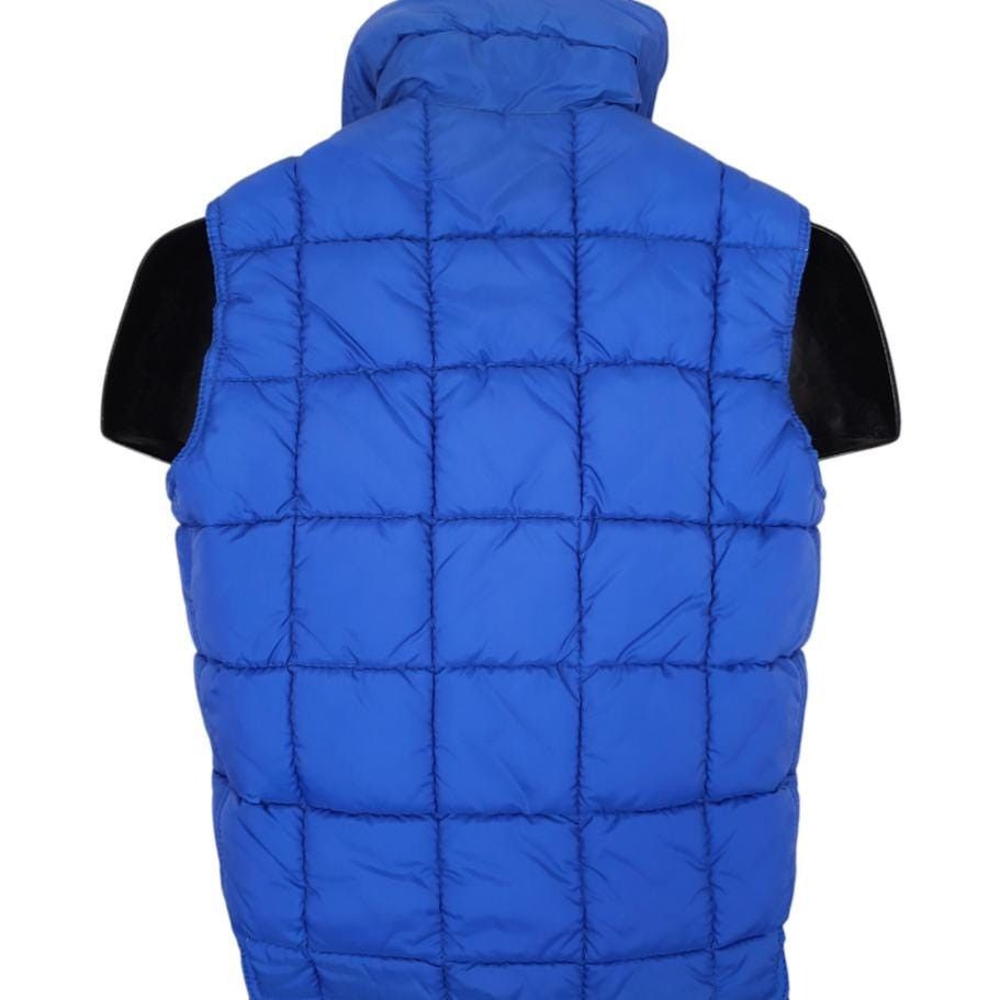 Vintage Vintage Puffer Vest Womens Size Small Blue White 50s Size S / US 4 / IT 40 - 3 Thumbnail