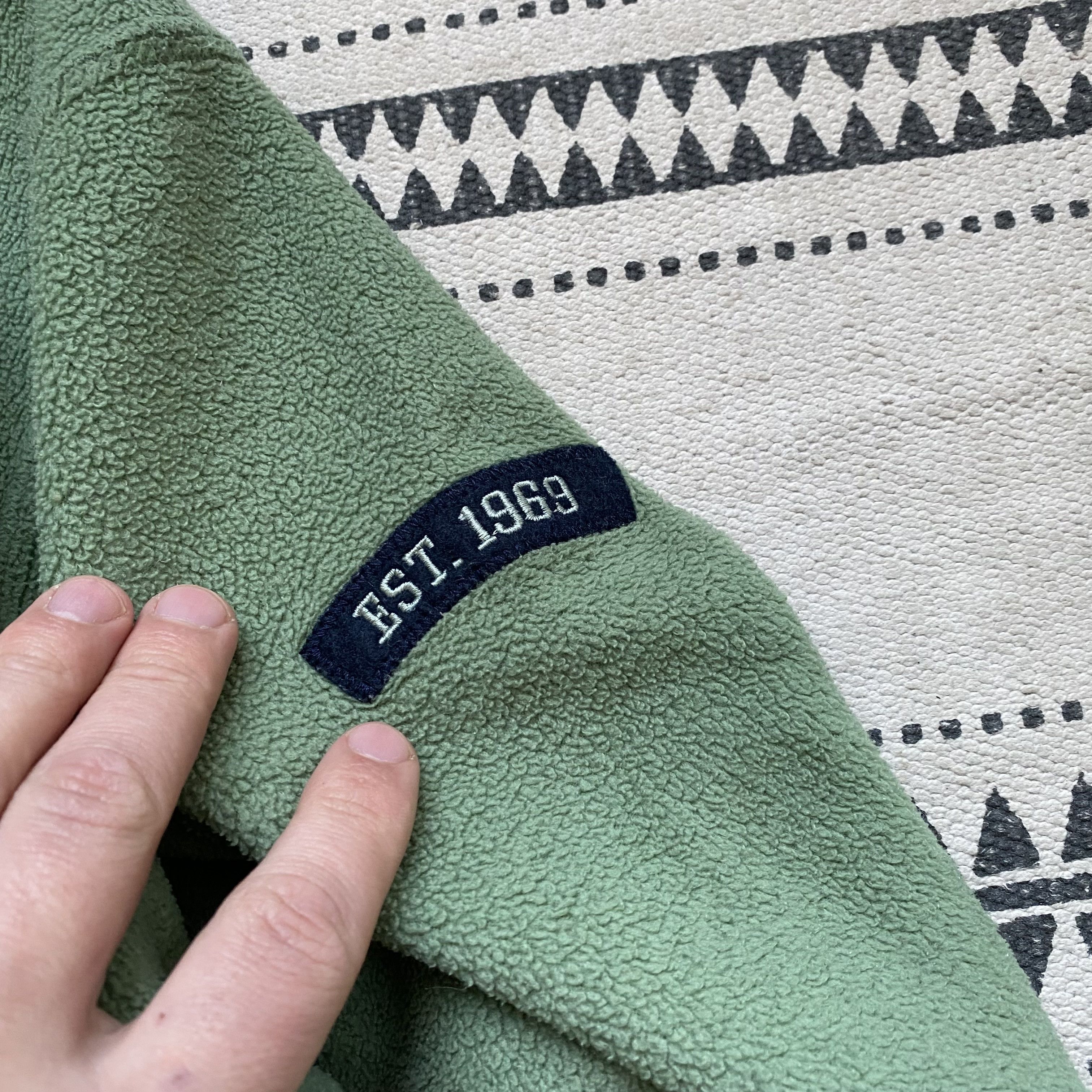 Gap Vintage 90s Gap fleece hoodie Y2K Center logo KOREA Size US M / EU 48-50 / 2 - 4 Thumbnail