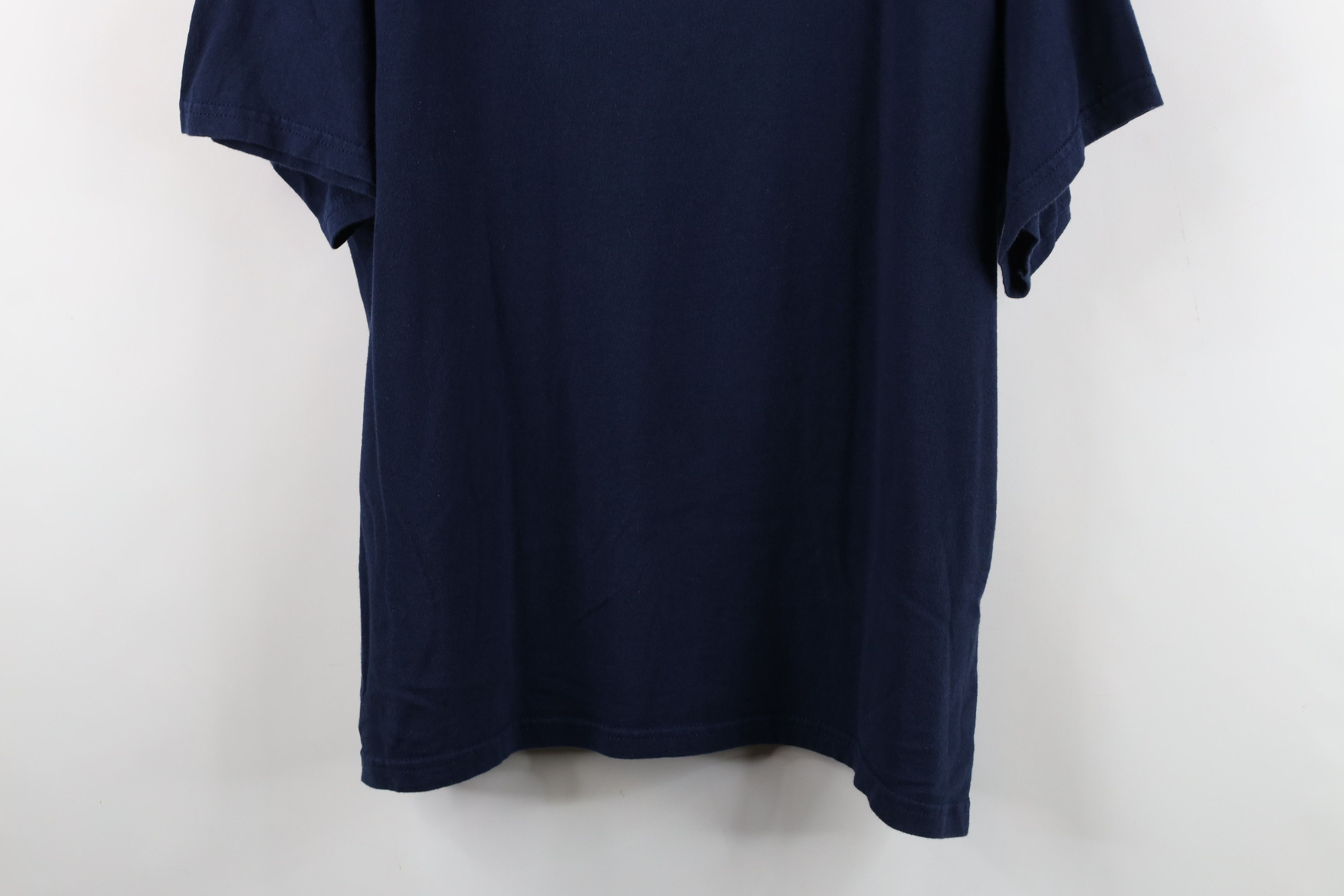 Vintage Vintage 90s Y2K 105 FM Radio Short Sleeve T-Shirt Navy Blue Size US XL / EU 56 / 4 - 3 Thumbnail