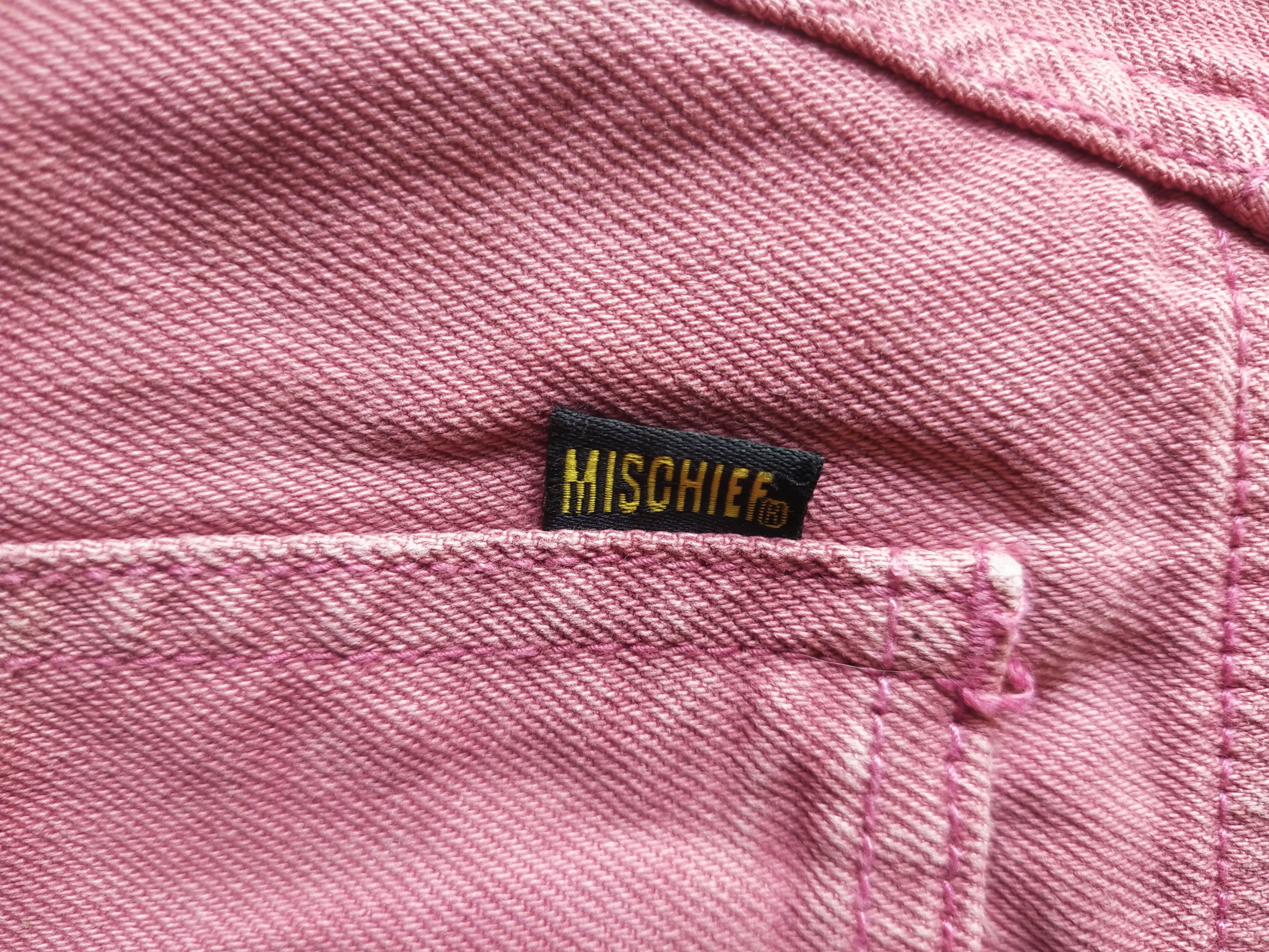 MSCHF MSCHF Pink Denim High-Waist Shorts Korea Size 27" / US 4 / IT 40 - 3 Thumbnail