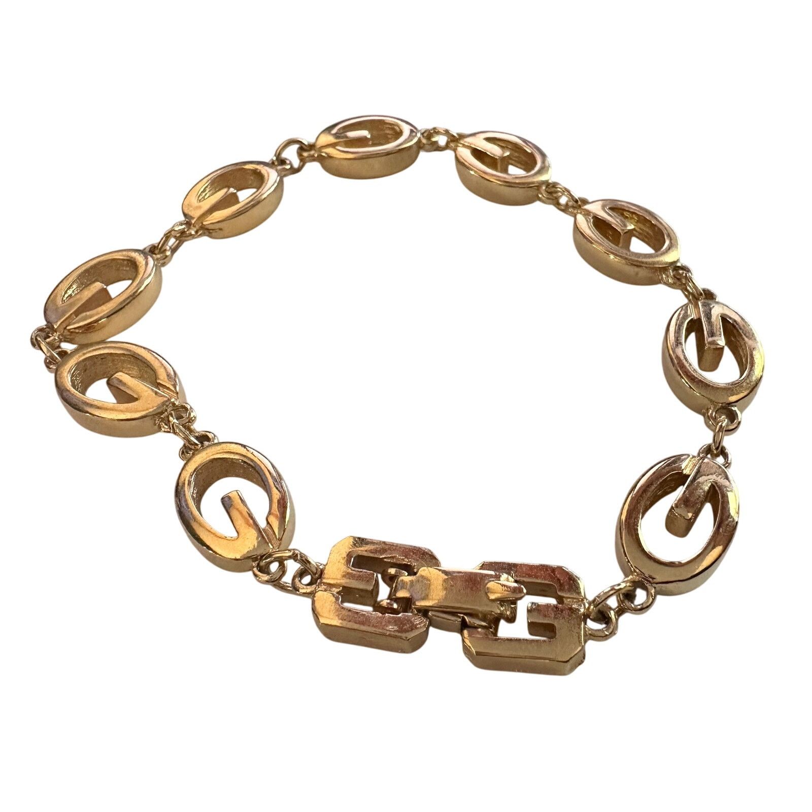 Givenchy Givenchy G Link Gold Plate Bracelet Size ONE SIZE - 3 Thumbnail