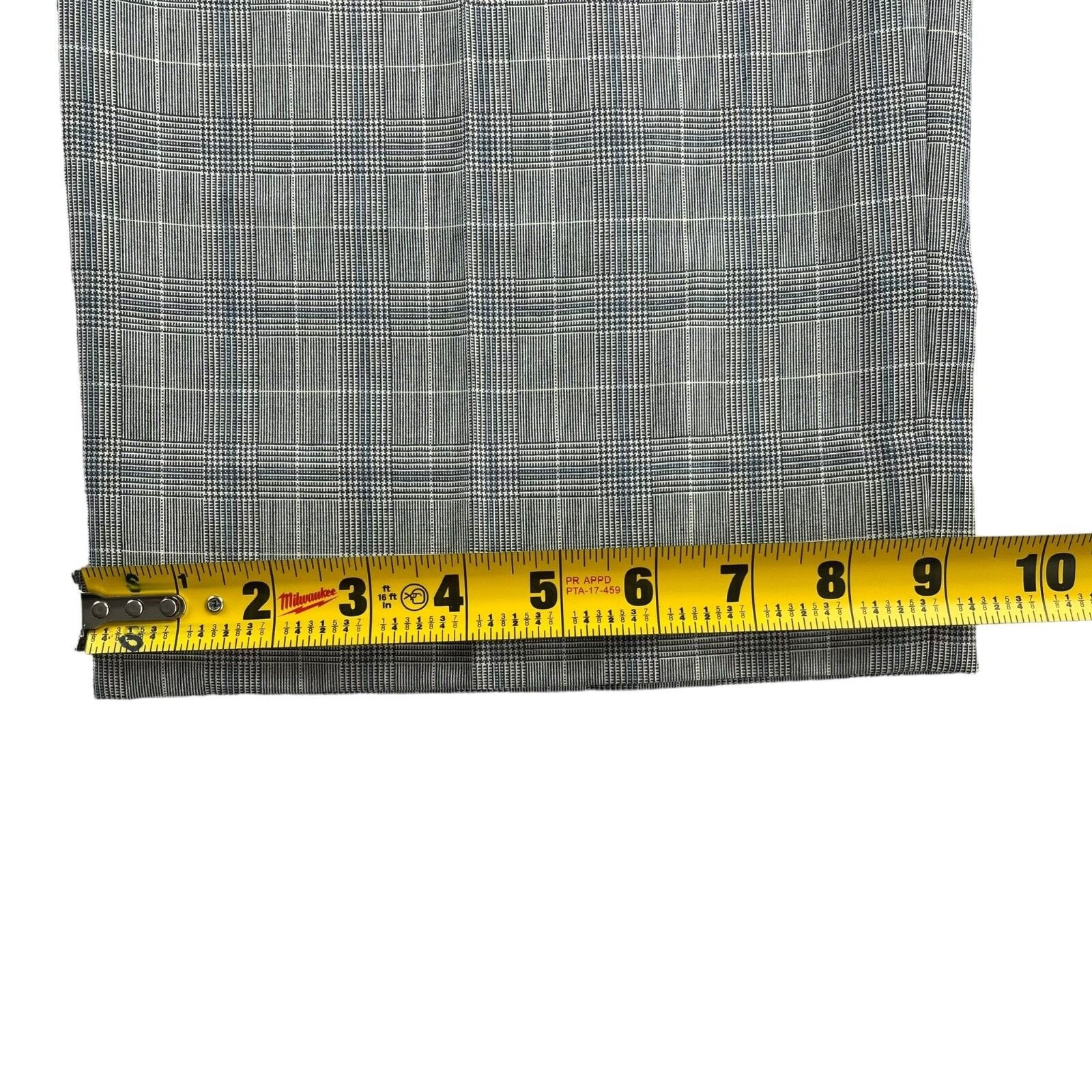 Holland & Sherry NEW Tom James x Holland & Sherry Gray Windowpane Plaid Suit• Size 50S - 13 Thumbnail