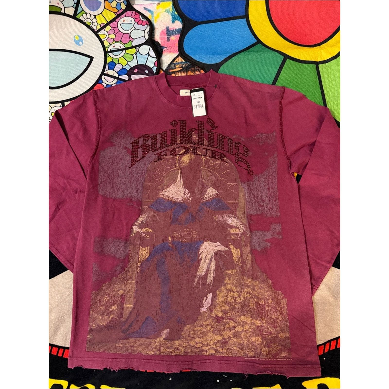 Other BLDG4 Golden Rule Knit Long Sleeve in Color Rhododendron. Size US L / EU 52-54 / 3 - 4 Thumbnail