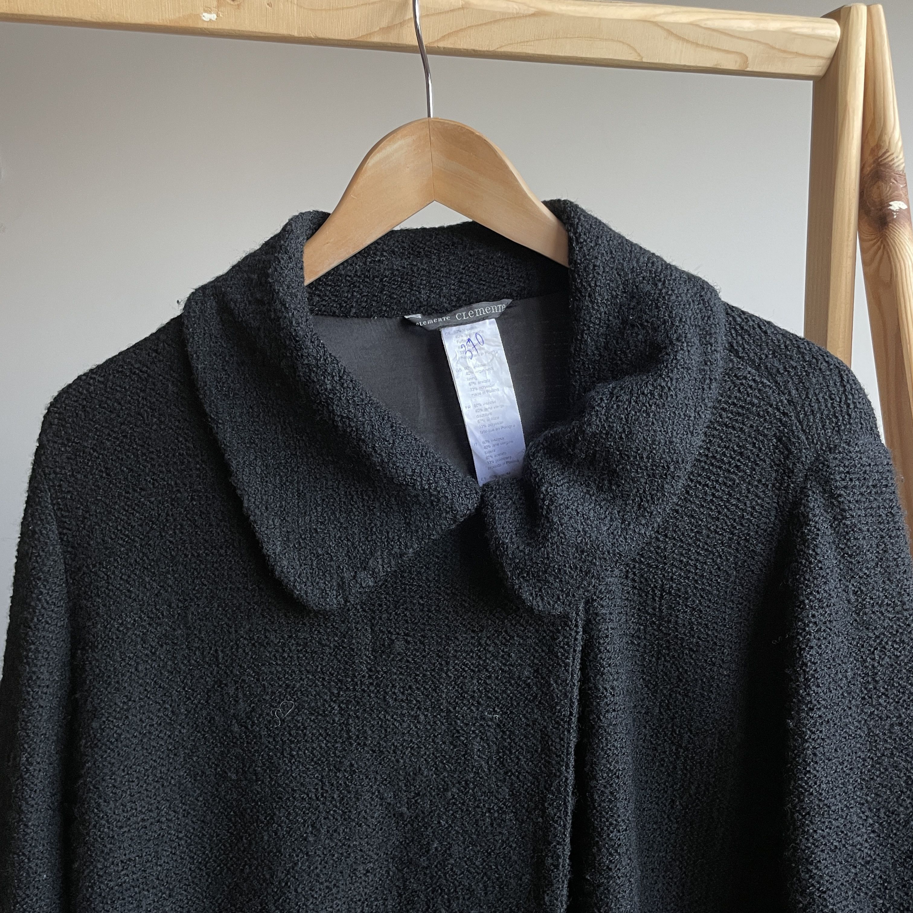 Other Elemente Clemente Viscose Wool Boucle Double Breasted Coat Size M / US 6-8 / IT 42-44 - 5 Thumbnail
