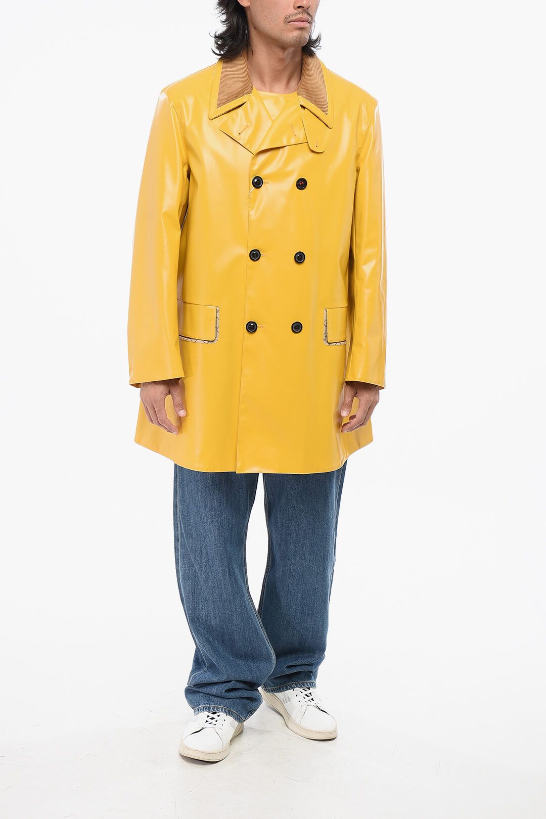 Maison Margiela og1mm0825 Waterproof Trench Coat in Yellow Size US S / EU 44-46 / 1 - 4 Thumbnail