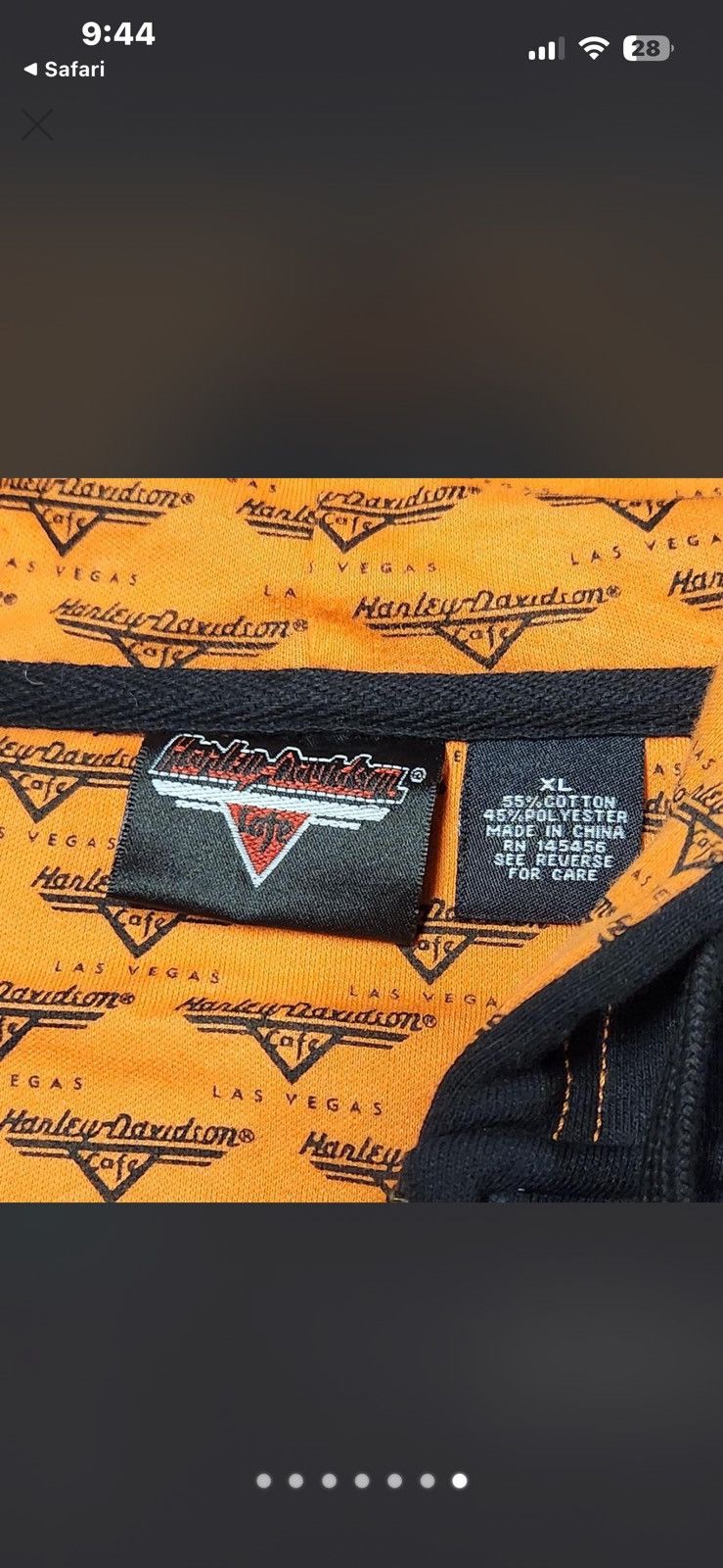 Harley Davidson DEADSTOCK Vintage Harley Davidson Hoodie Embroidered Zip Up Size US L / EU 52-54 / 3 - 6 Thumbnail