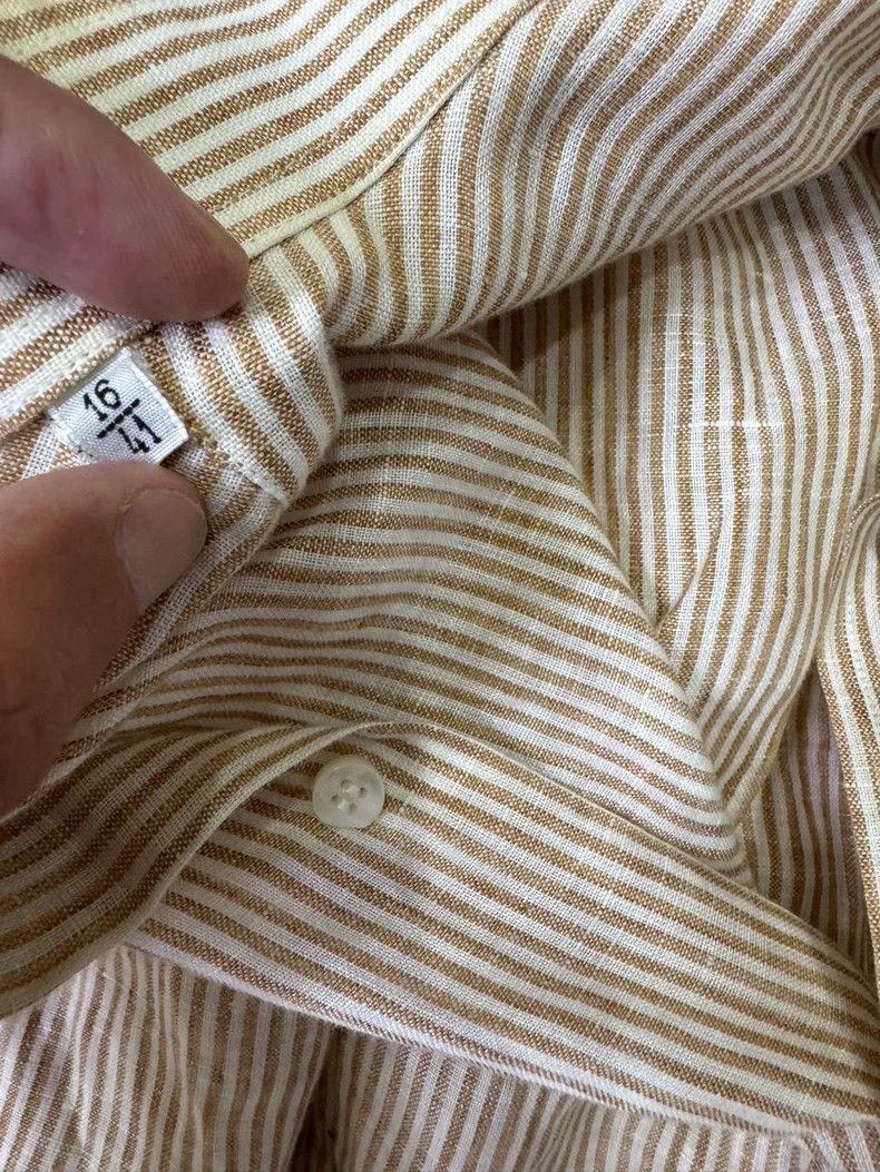 Loro Piana LORO PIANA Linen shirt Size L / US 10 / IT 46 - 5 Thumbnail