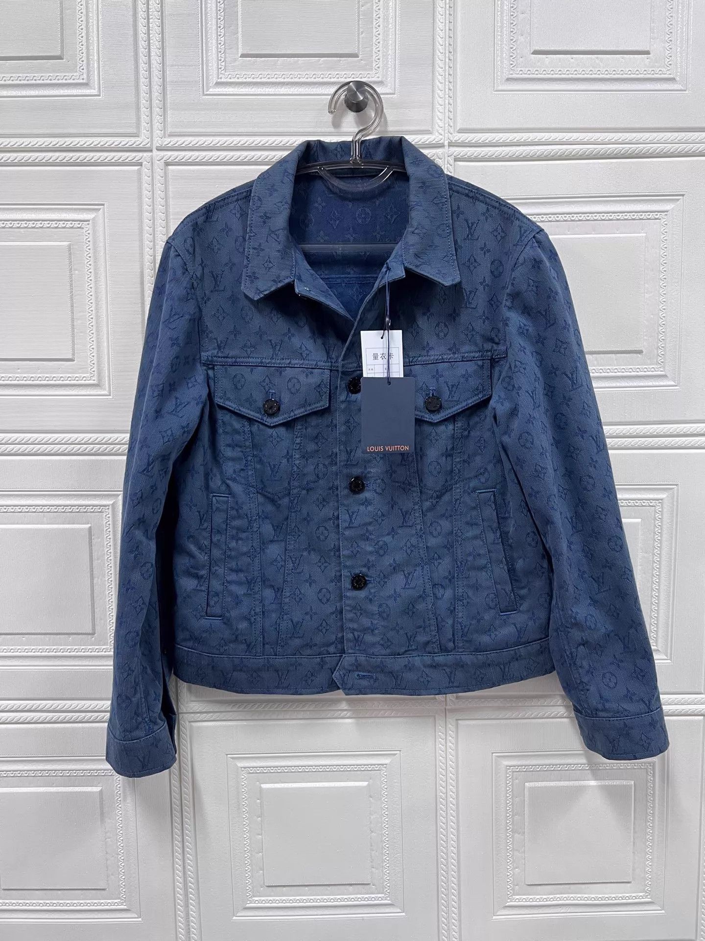 Louis Vuitton LV blue Monogram denim jacket 44 Size US S / EU 44-46 / 1 - 1 Thumbnail