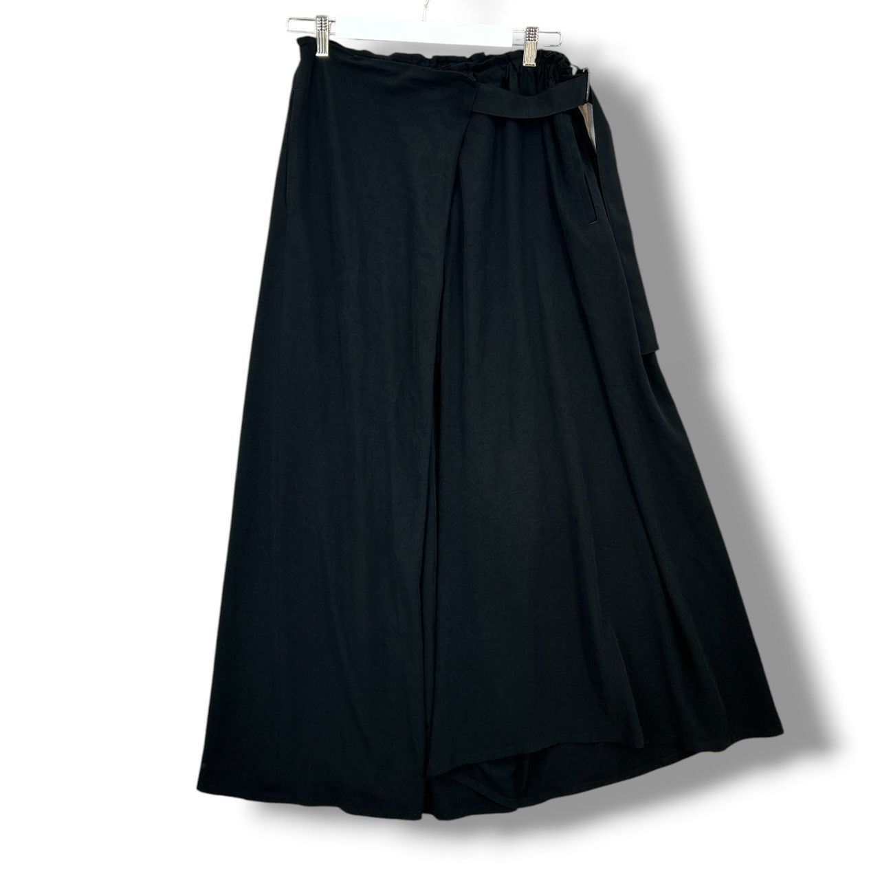 Yohji Yamamoto Yohji Yamamoto - Ta/TUXEDO DE CHINE WRAP SKIRT Wide PANTS Size 26" / US 2 / IT 38 - 3 Thumbnail