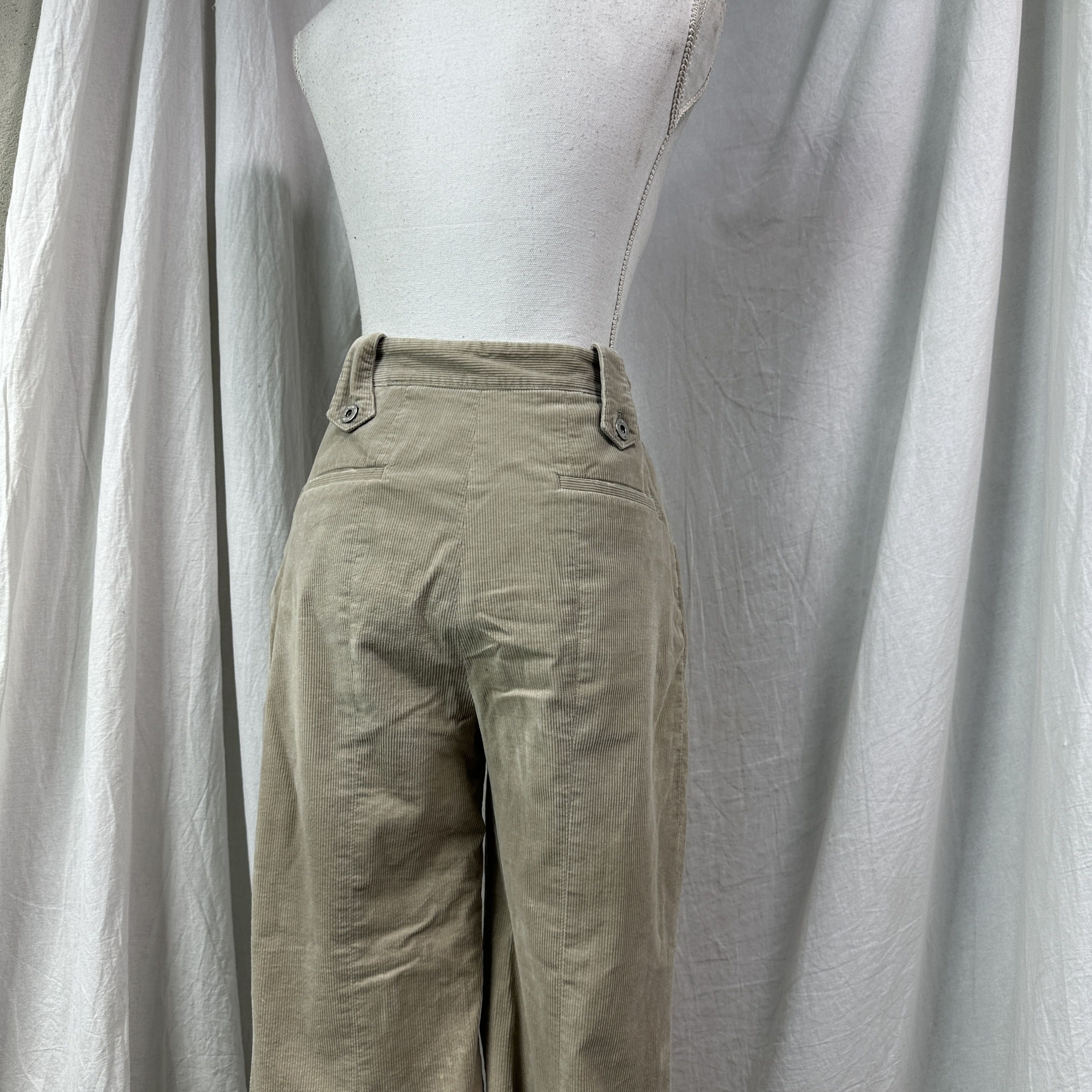 Miu Miu Vintage High Waisted Laced Corduroy Miu Miu Pants 00s Size 25" / US 0 / IT 36 - 9 Thumbnail