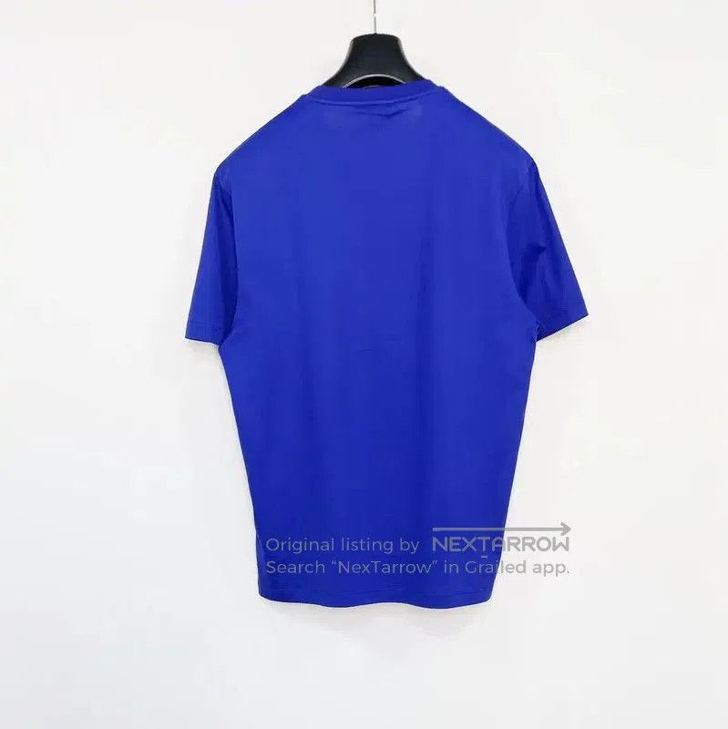 Versace Versace L-size Blue Cotton Short Sleeve T-shirt . Size US L / EU 52-54 / 3 - 5 Thumbnail
