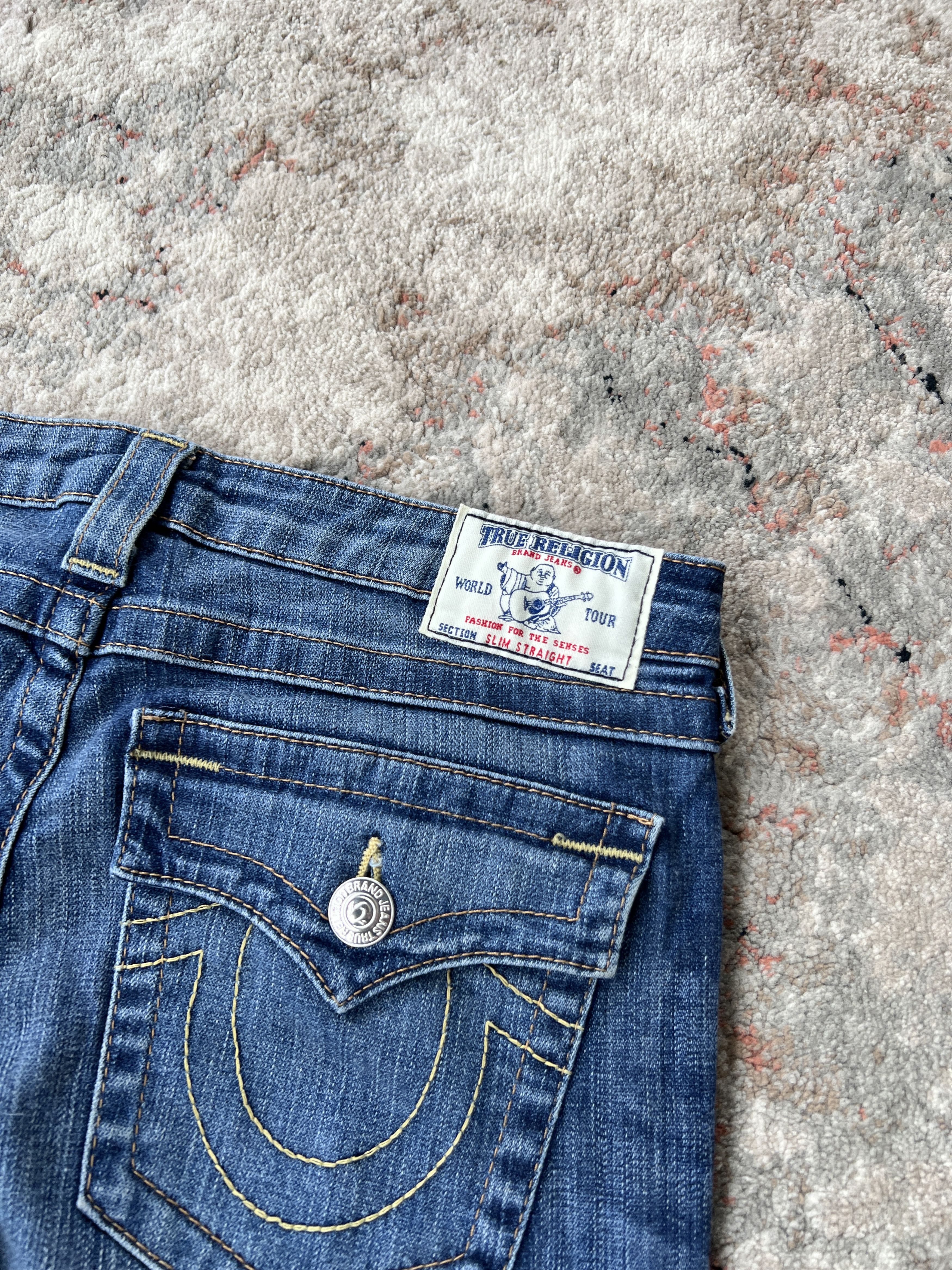 Japanese Brand True Religion Vintage Jeans Size 29" - 3 Thumbnail
