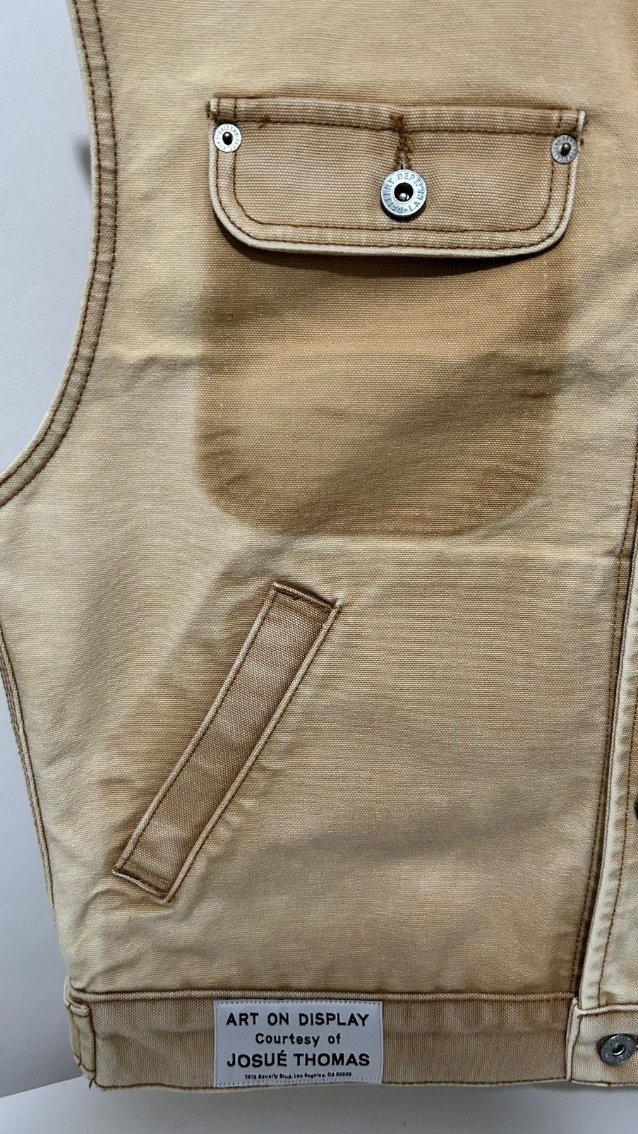 Gallery Dept. Gallery Dept Logan Vest Jacket Medium Tan Brown Size US M / EU 48-50 / 2 - 3 Thumbnail