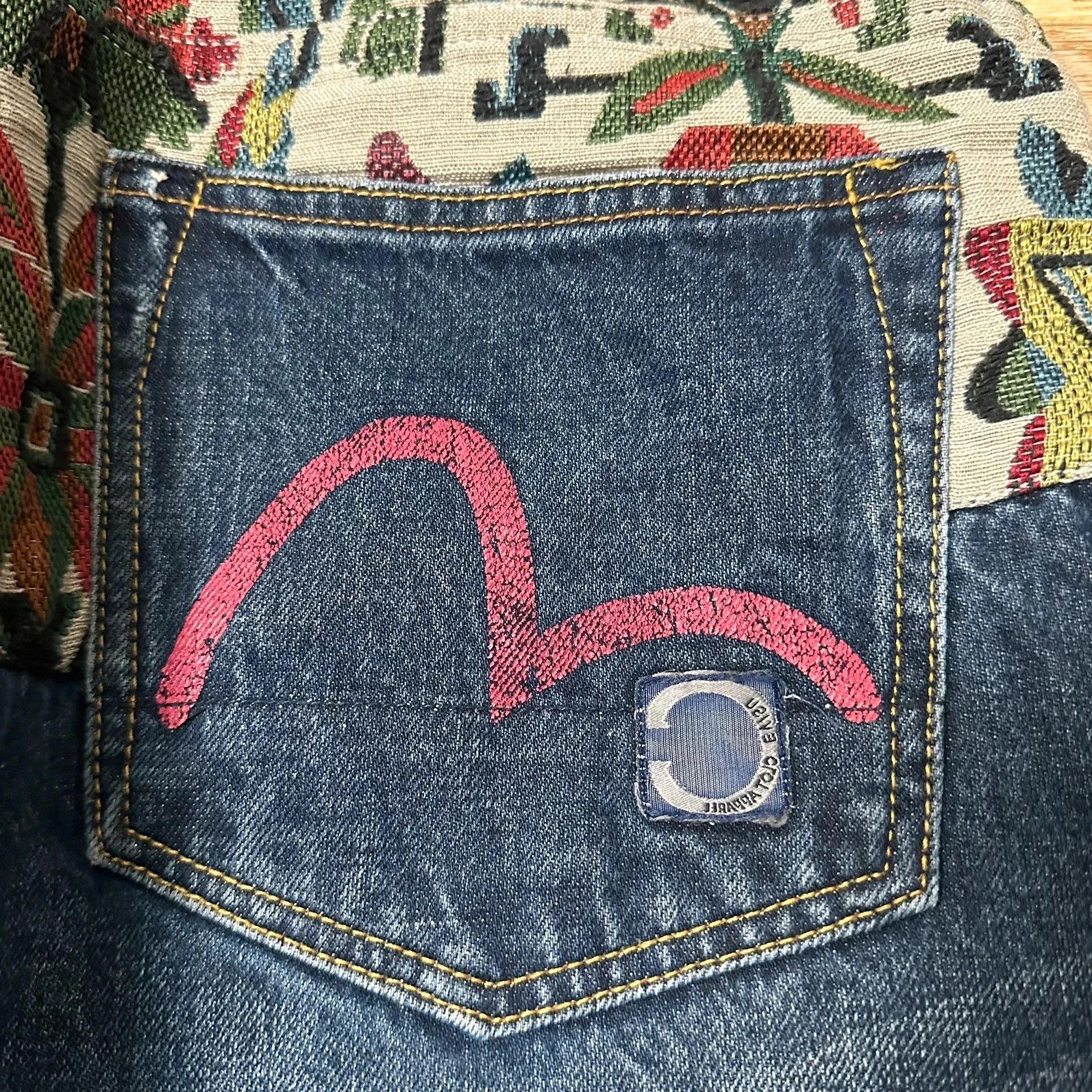 Evisu Jeans Evisu x Clot Seagull Embroidery vintage Size US 31 - 4 Thumbnail