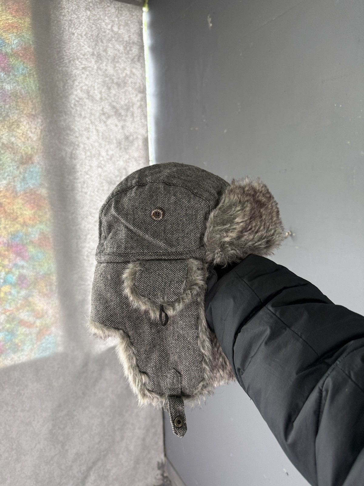 Vintage Ushanka Mohair Faux Fur Y2K Style Trapper Hat Size ONE SIZE - 1 Thumbnail