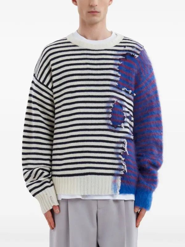 Marni o1w1db11125 Effect Colour-Block Jumper in Multicolor Size US S / EU 44-46 / 1 - 2 Thumbnail