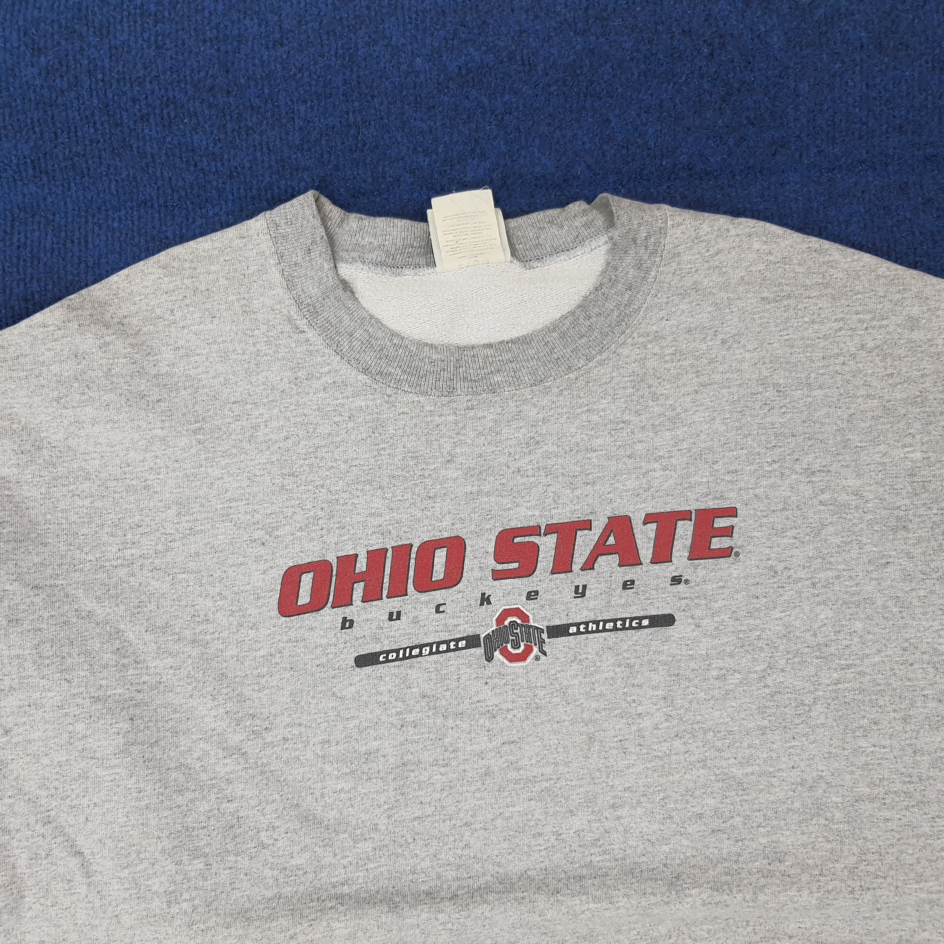 NFL Vintage Ohio State Buckeyes Football Team Sweatshirt C248N13 Size US L / EU 52-54 / 3 - 2 Thumbnail