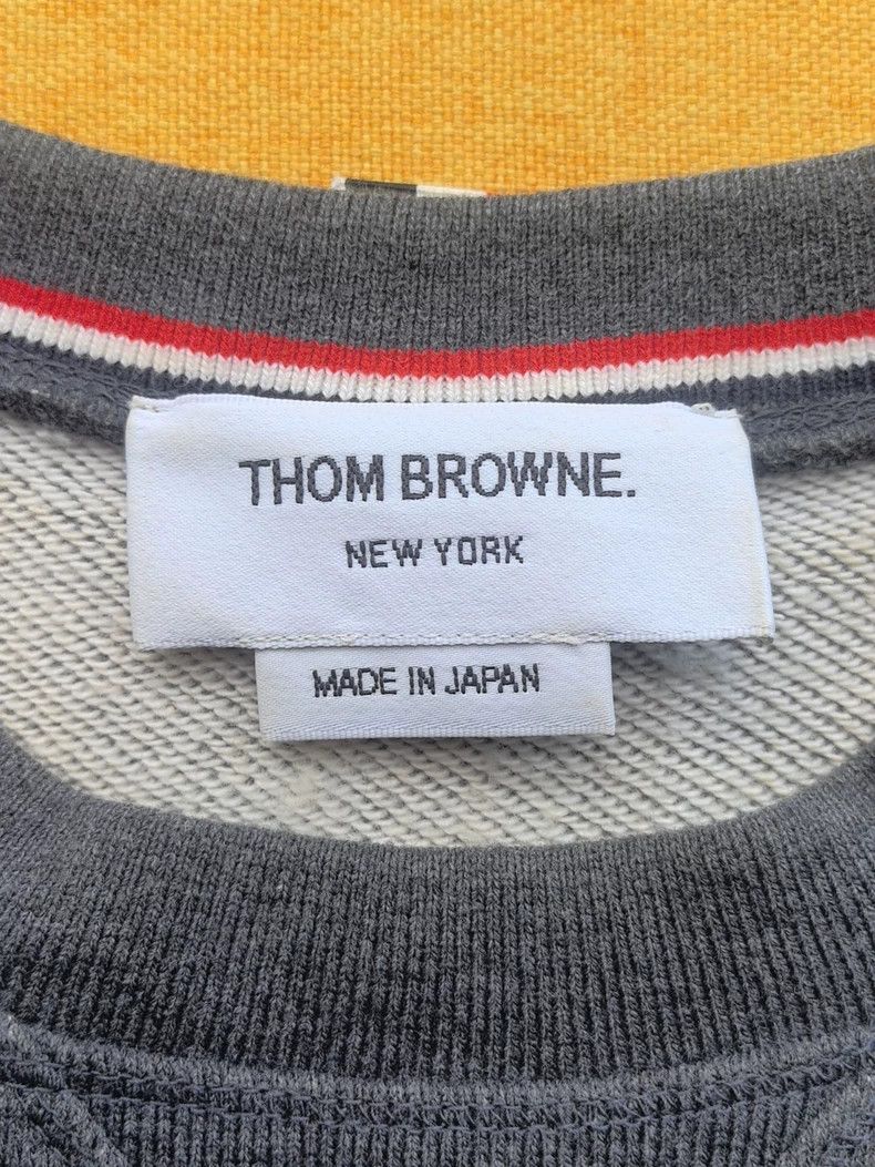 Thom Browne Thom Browne Round neck hoodie Size US XS / EU 42 / 0 - 3 Thumbnail