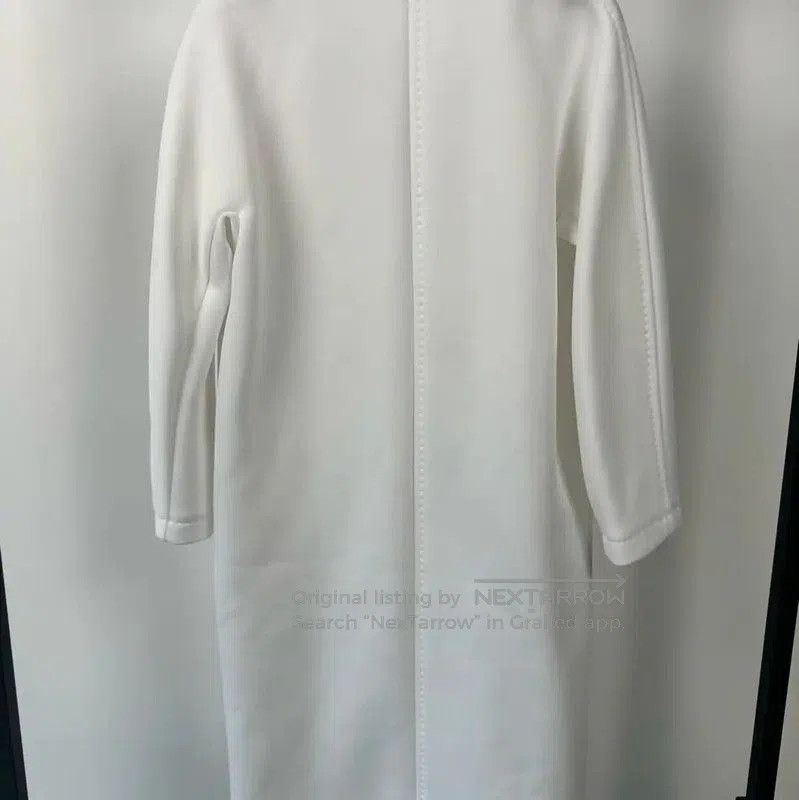 Max Mara MaxMara White Women's Double-Breasted Coat . Size S / US 4 / IT 40 - 2 Thumbnail