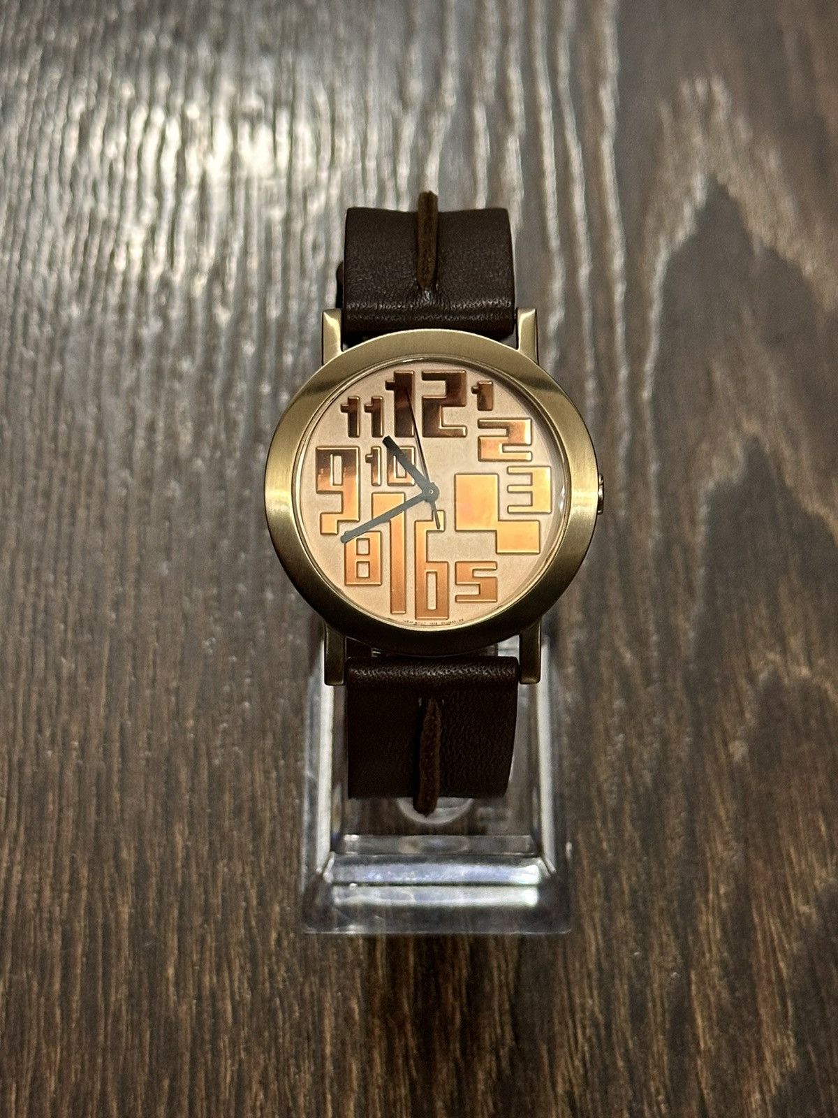 Vintage 2002 Jean Paul Gaultier Abstract Asymmetrical Number Watch Size ONE SIZE - 2 Thumbnail
