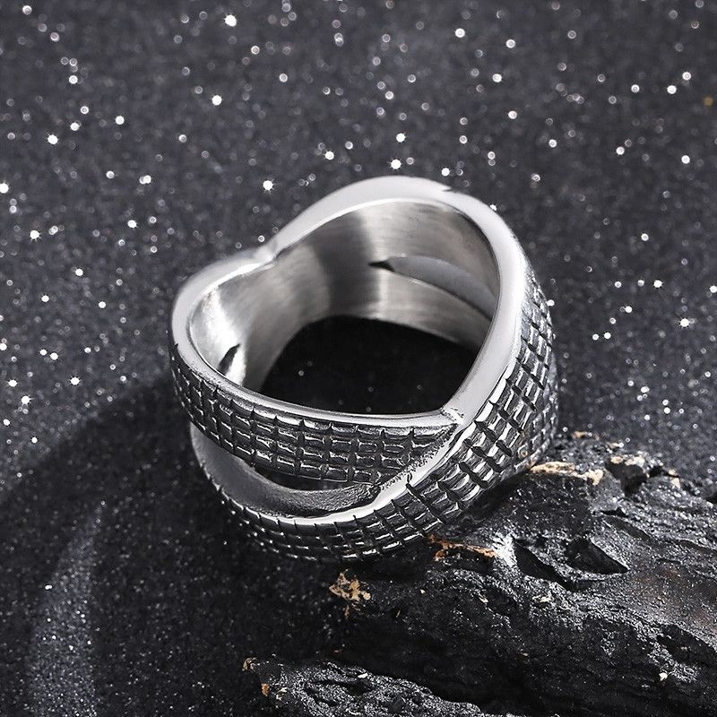 Handmade × Jewelry Creative Cross Ring Size ONE SIZE - 3 Thumbnail