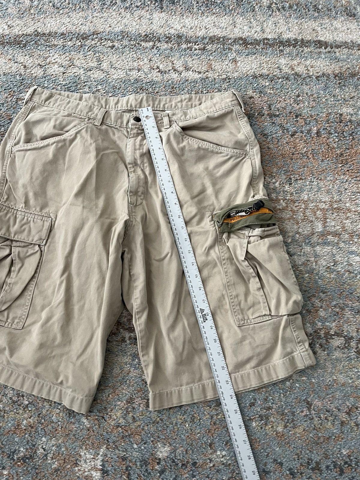 Vintage VTG Polo Ralph Lauren Stash Cargo Shorts Distressed 36 Size US 36 / EU 52 - 6 Thumbnail