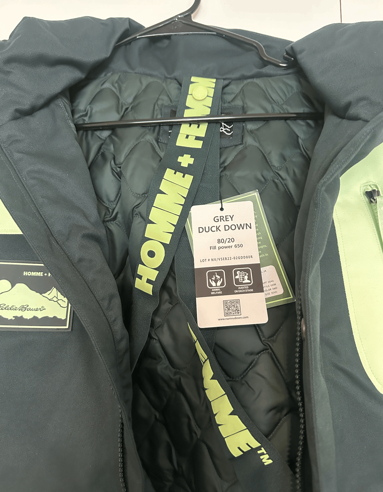 Eddie Bauer × Homme + Femme La Homme Femme X Eddie Bauer Jacket Green Down Parka Outdoor Size US S / EU 44-46 / 1 - 7 Thumbnail