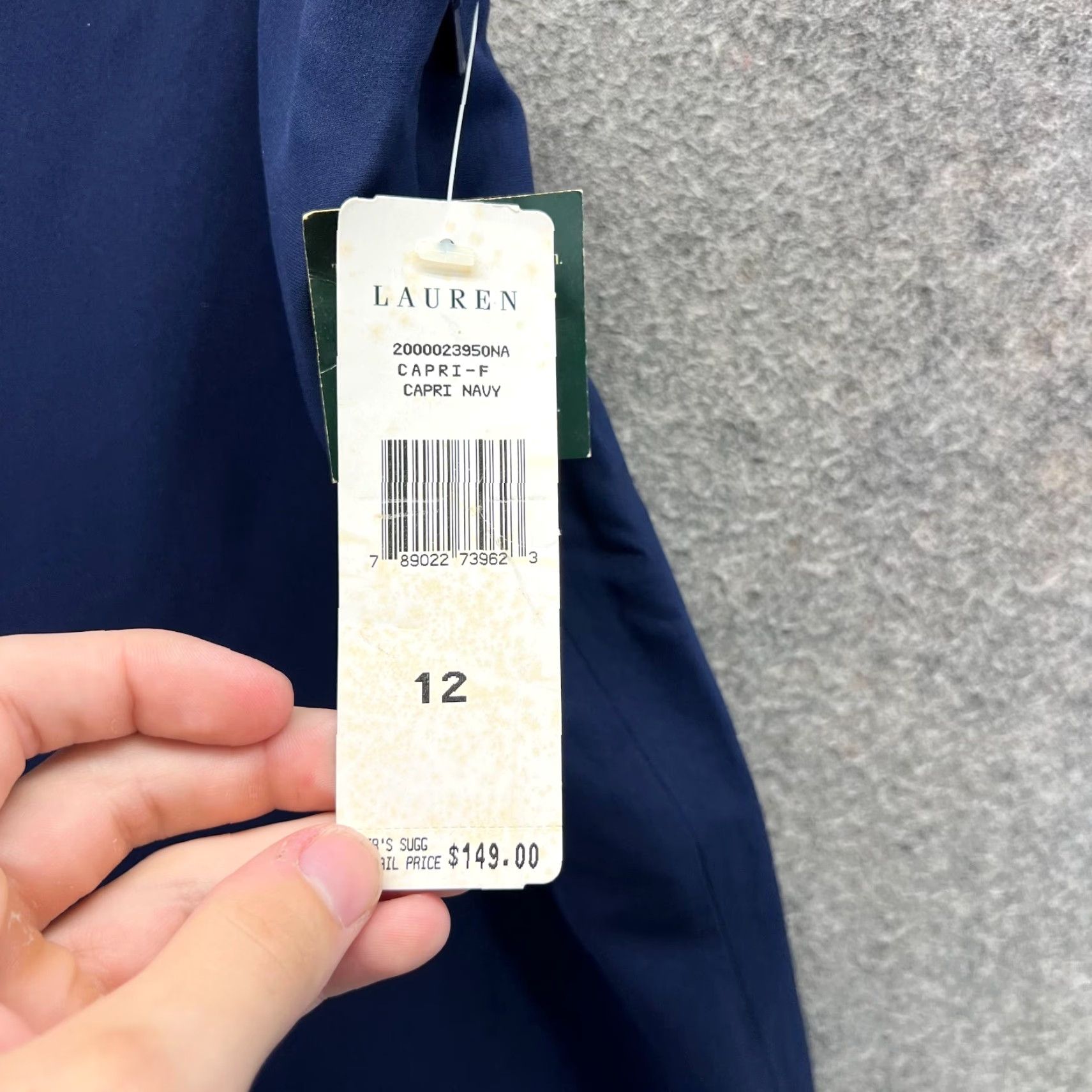 Ralph Lauren VINTAGE? No. Lauren Ralph Lauren Dress Pants Women 12 Blue Chino Pleated Wide Leg Trouser Dress Pants Womens Regular 12 Blue Wide-Leg Size 24" / US 00 / IT 34 - 3 Thumbnail