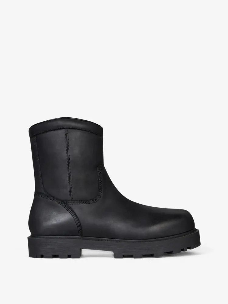Givenchy o1n1vont0326 Storm Zip High Boots in Black Size US 12 / EU 45 - 1 Thumbnail