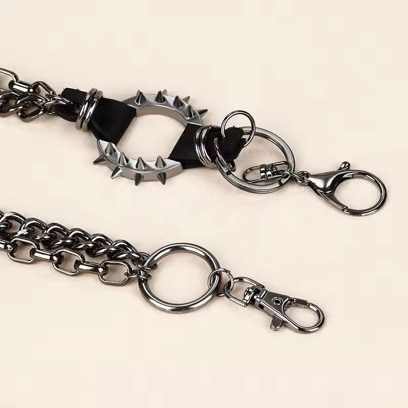 Japanese Brand × Jewelry Two Layers Black Pants Belt Chains Size ONE SIZE - 3 Thumbnail