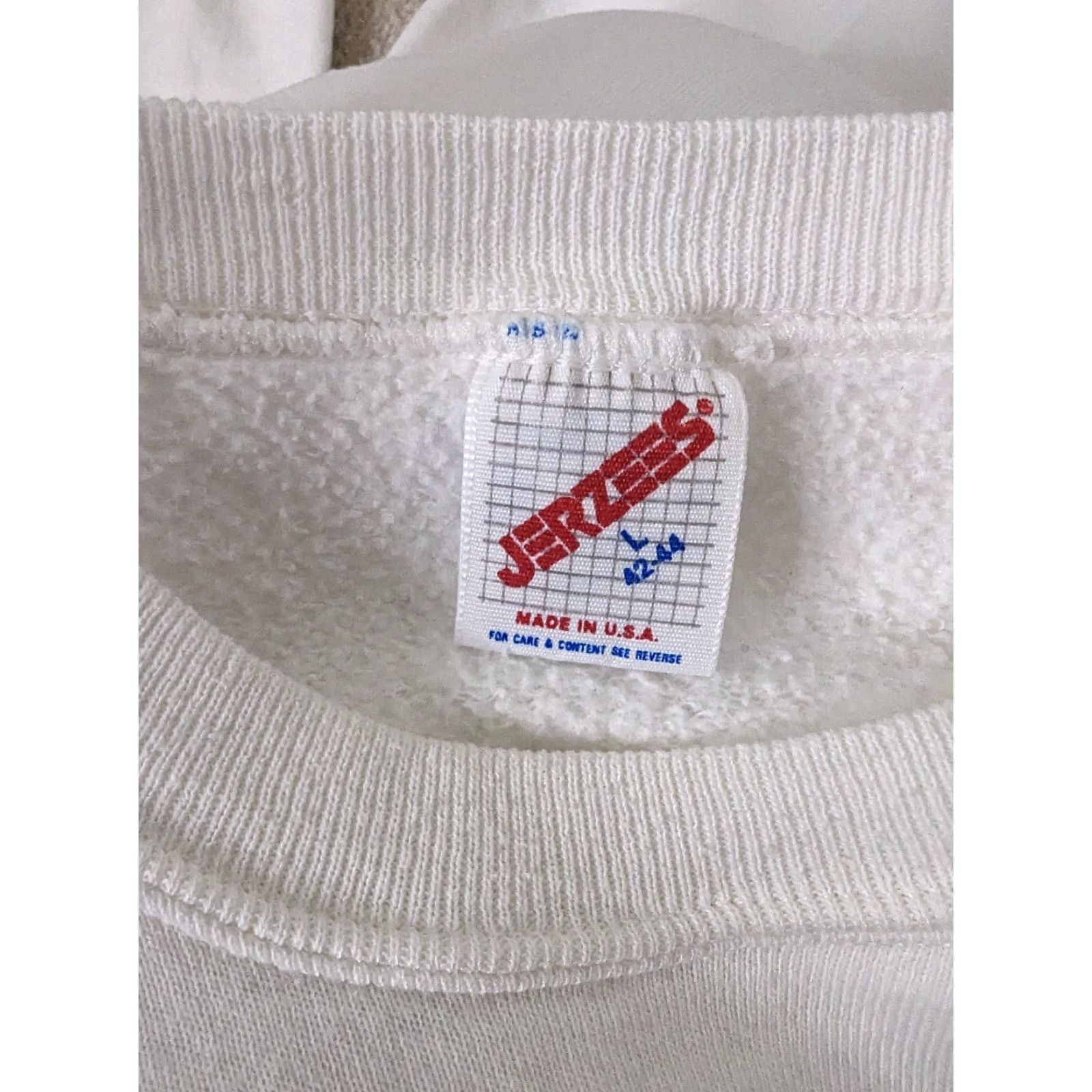 Jerzees VINTAGE I'm Dreaming White Christmas crewneck raglan Sweatshirt USA Large Men's Sweatshirt Size US L / EU 52-54 / 3 - 3 Thumbnail