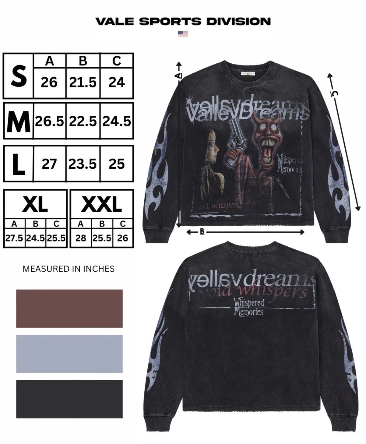 Vale PSYCHOPATH LONGSLEEVE Size US M / EU 48-50 / 2 - 3 Thumbnail