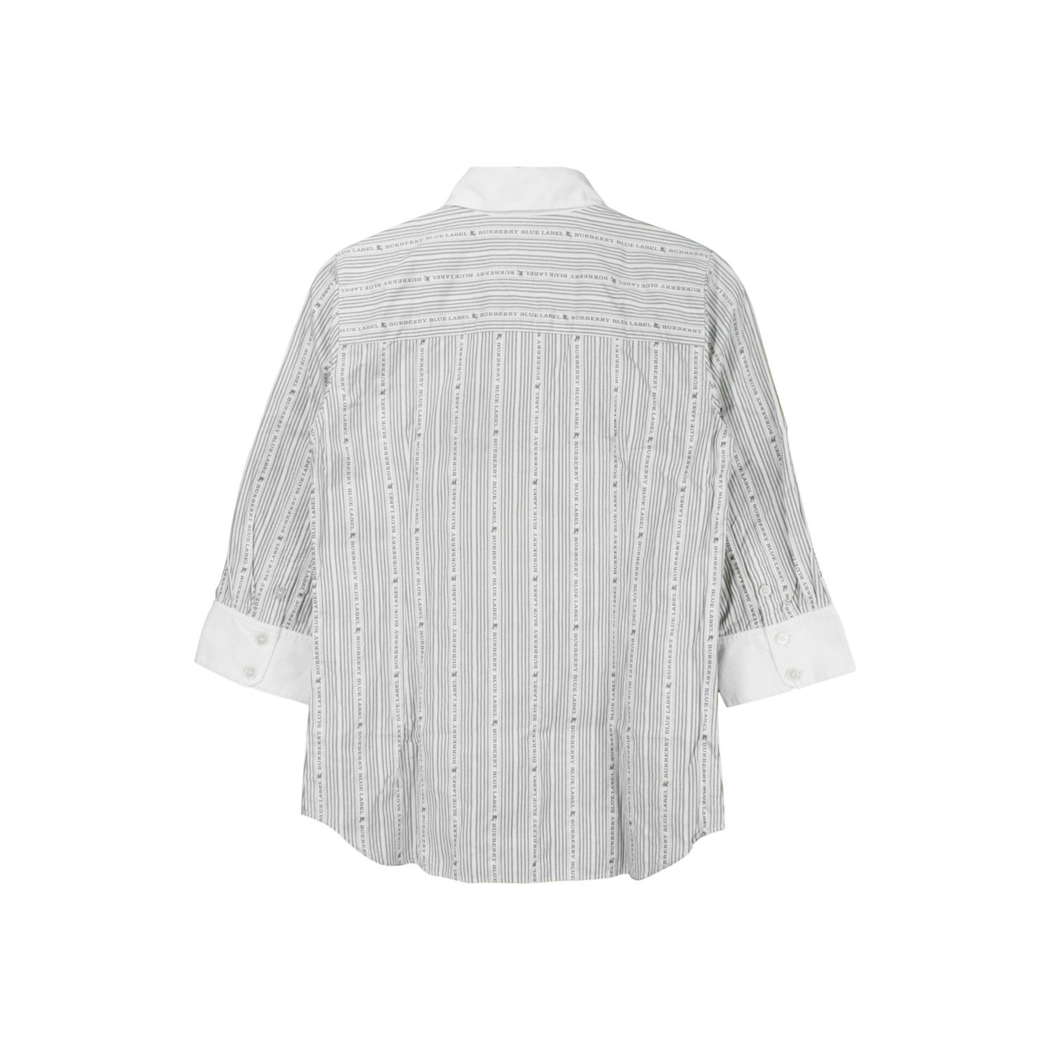 Burberry BURBERRY BLUE LABEL STRIPED MONOGRAM LONG SLEEVE SHIRT Size XS / US 0-2 / IT 36-38 - 2 Thumbnail