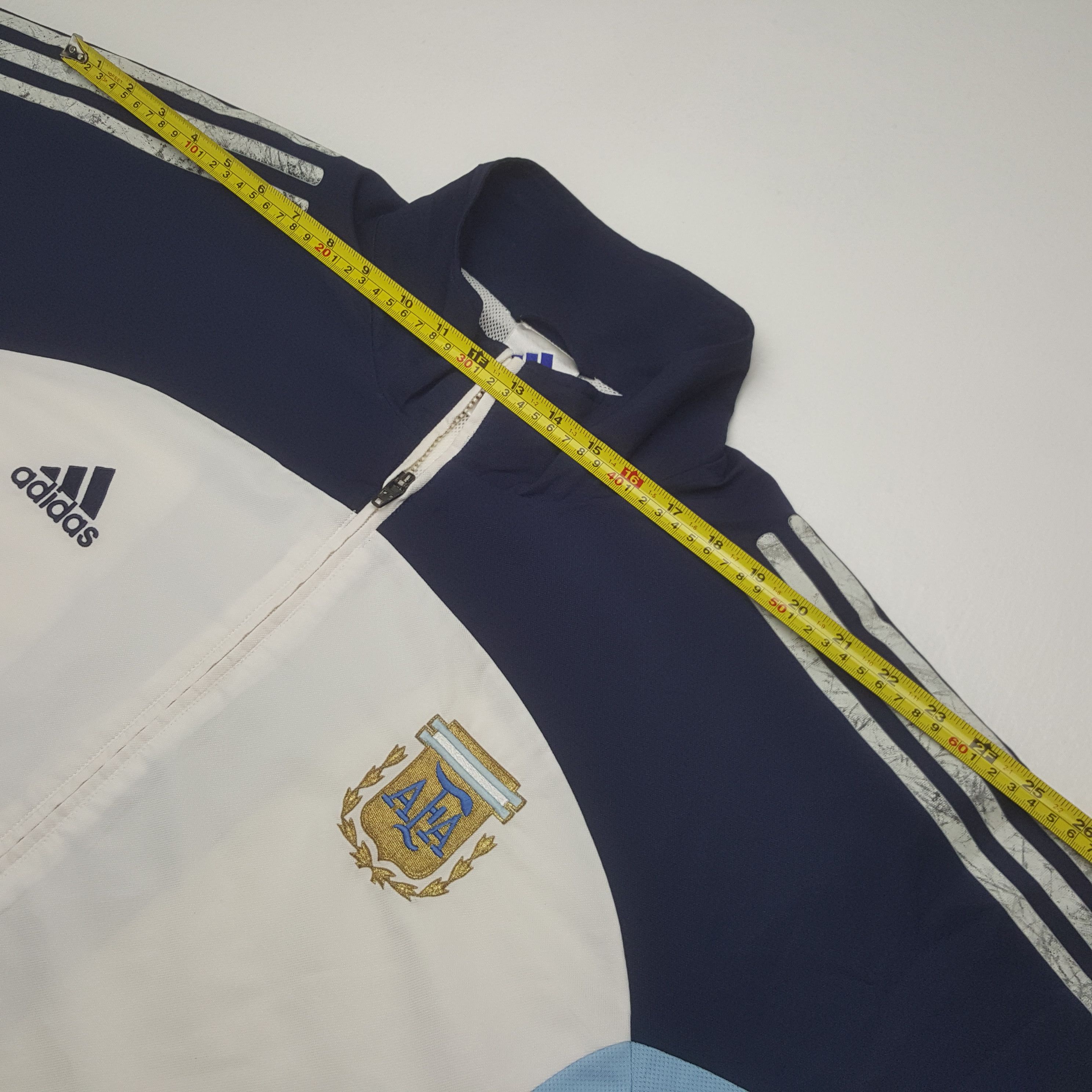 Adidas Vintage Adidas Argentina Football Team Jacket C306N3 Size US XL / EU 56 / 4 - 6 Thumbnail